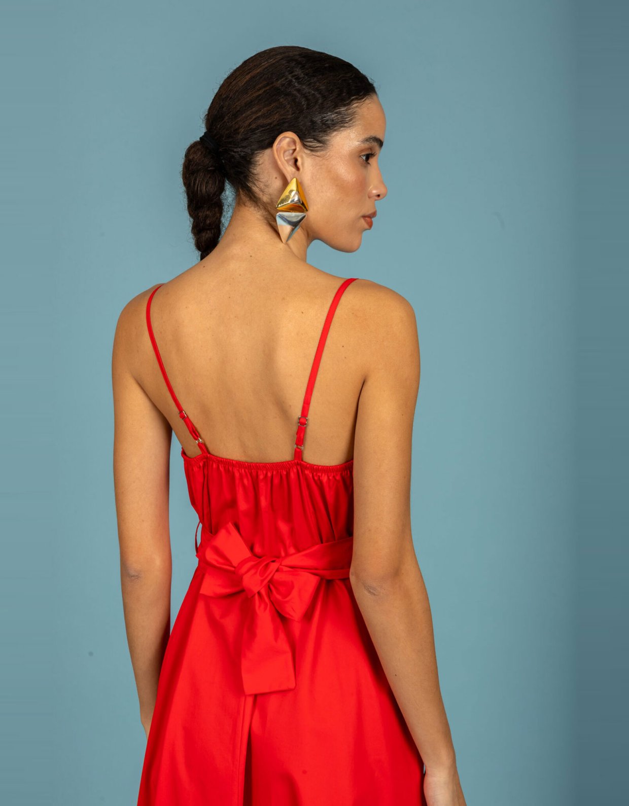 Chaton Nina dress coral
