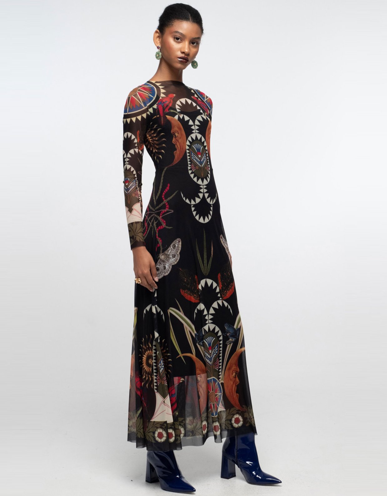 Peace and Chaos Nocturnal long mesh dress