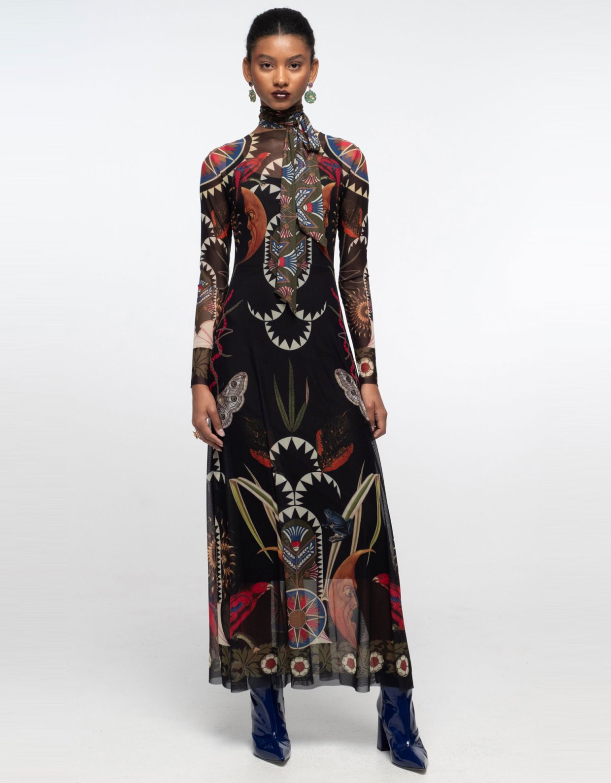 Peace and Chaos Nocturnal long mesh dress