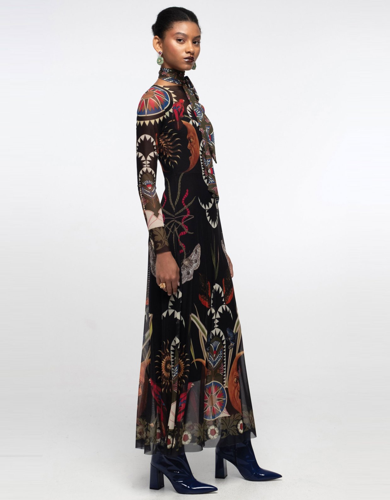 Peace and Chaos Nocturnal long mesh dress