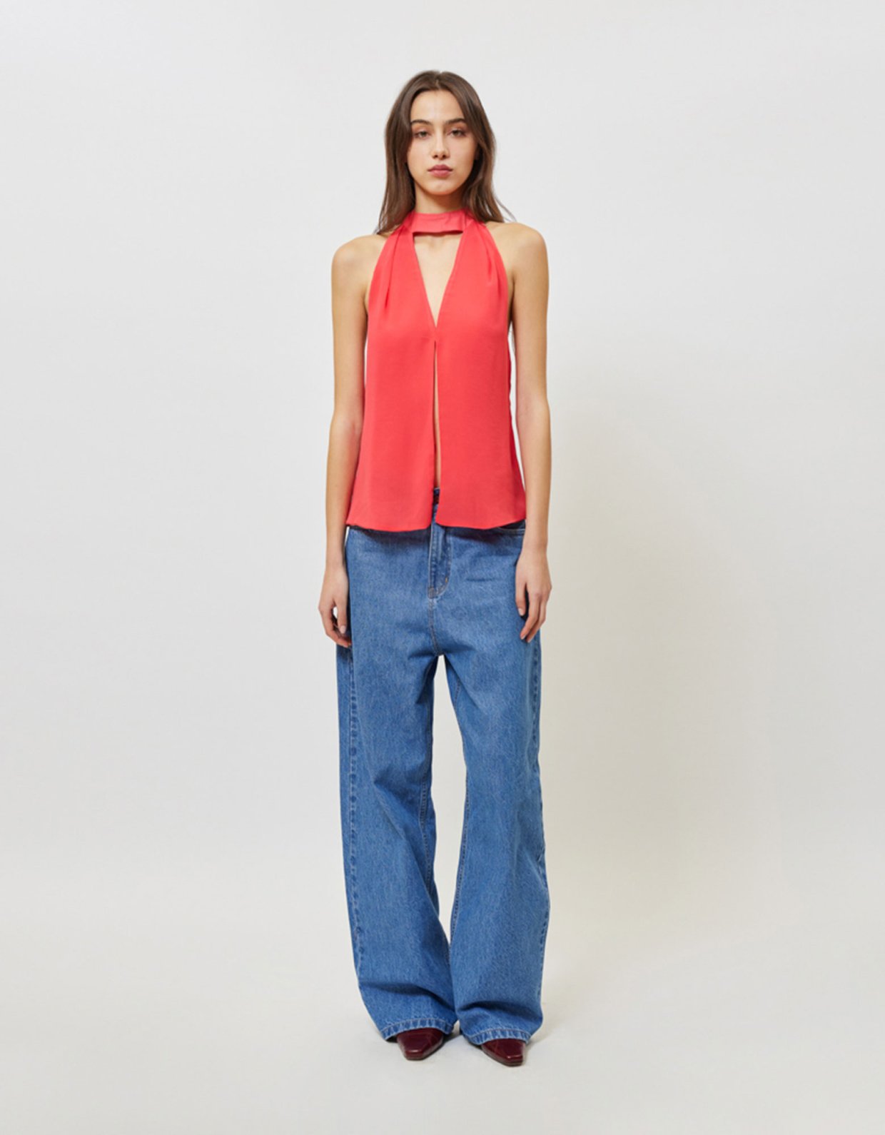 Sunset go Noemi top red