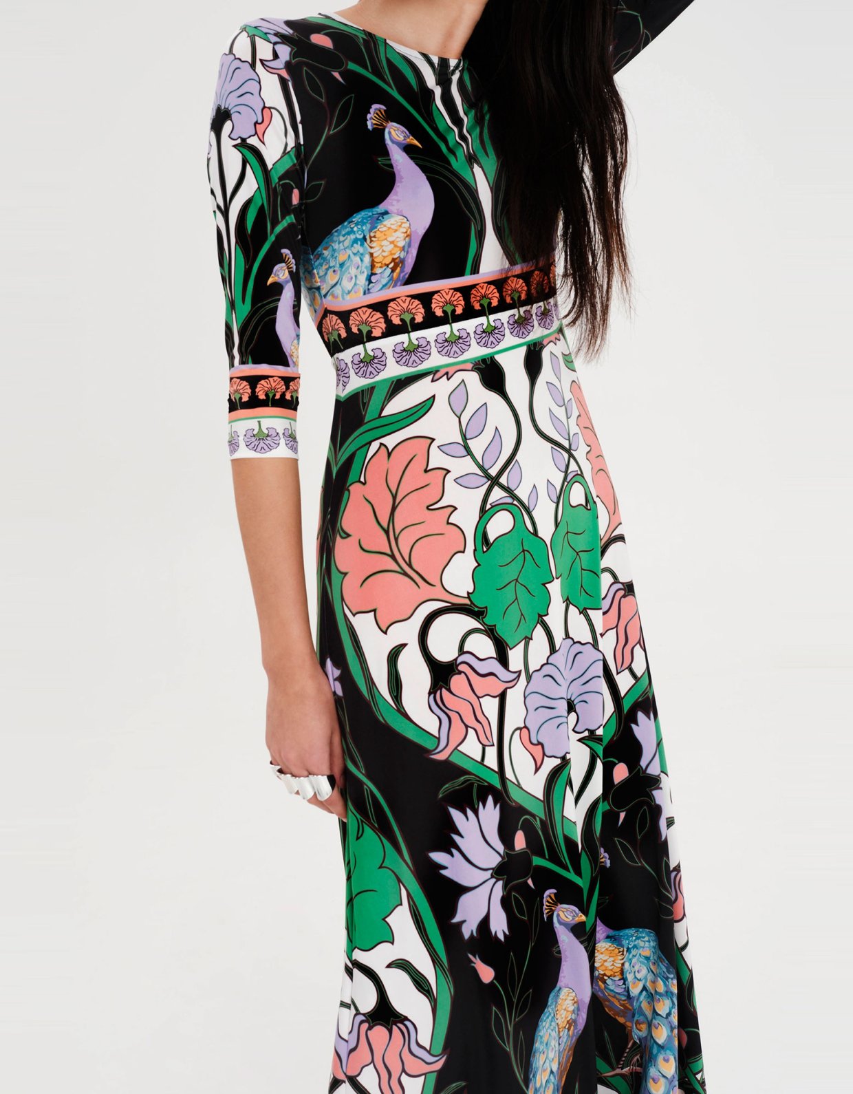 Peace and Chaos Nostalgia maxi dress