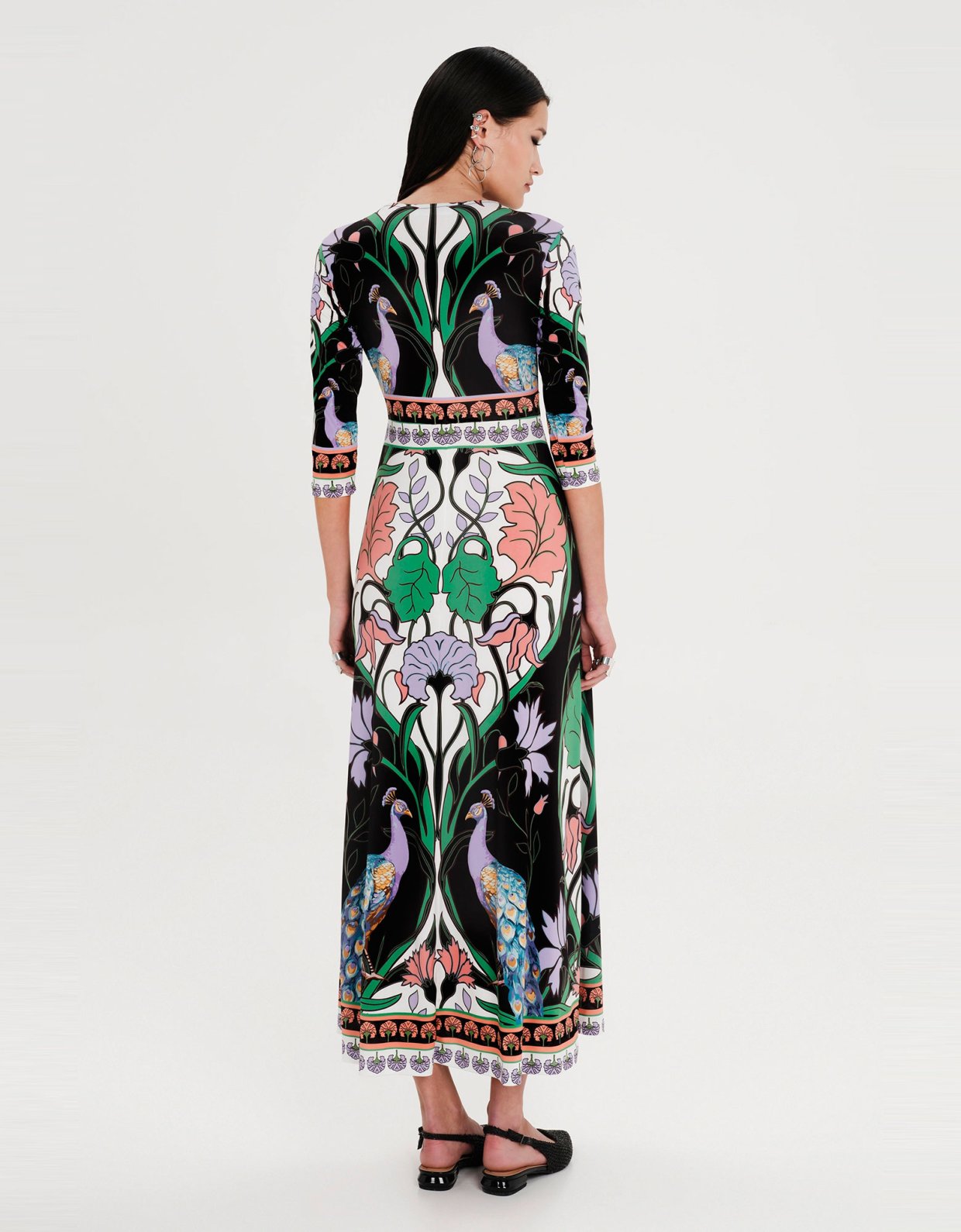 Peace and Chaos Nostalgia maxi dress