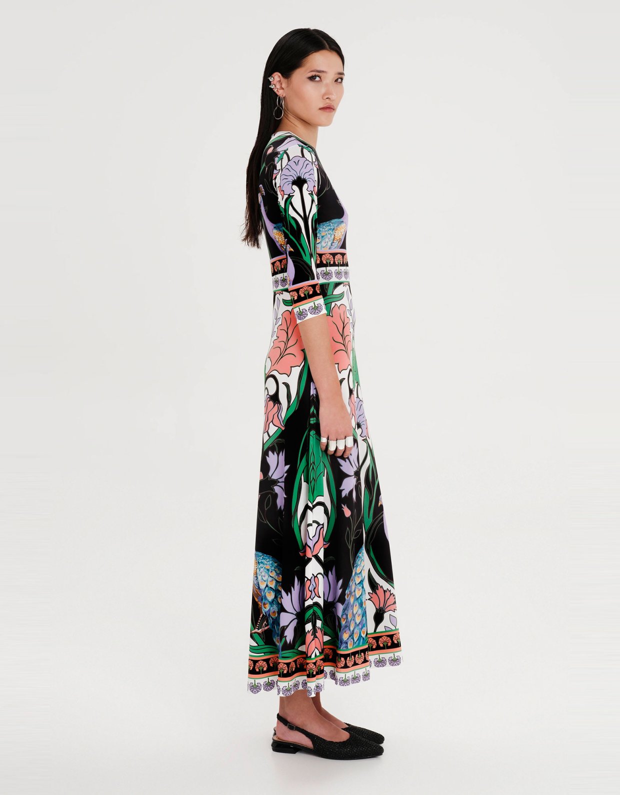 Peace and Chaos Nostalgia maxi dress