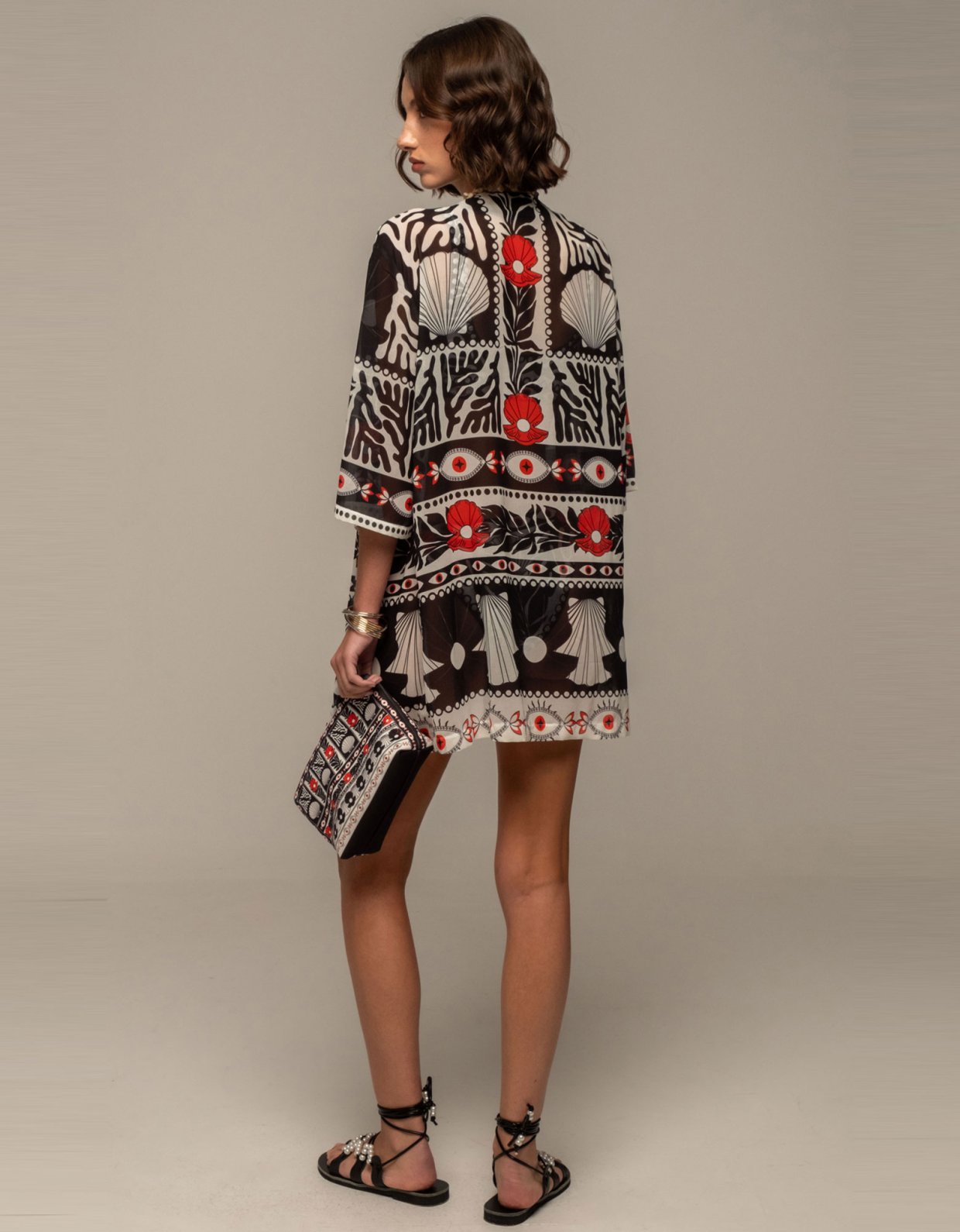 Peace and Chaos Oceanic kimono