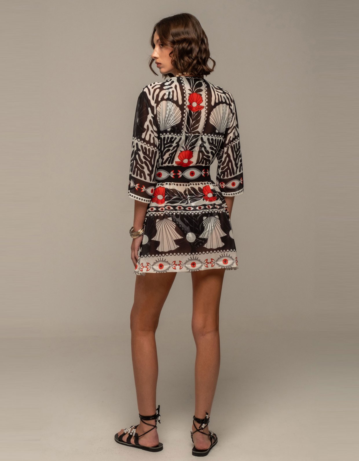 Peace and Chaos Oceanic kimono