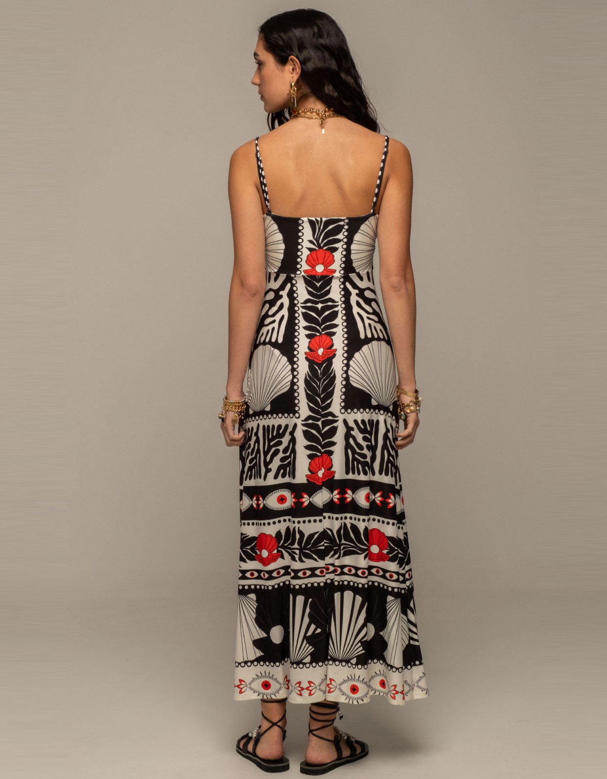 Peace and Chaos Oceanic long dress