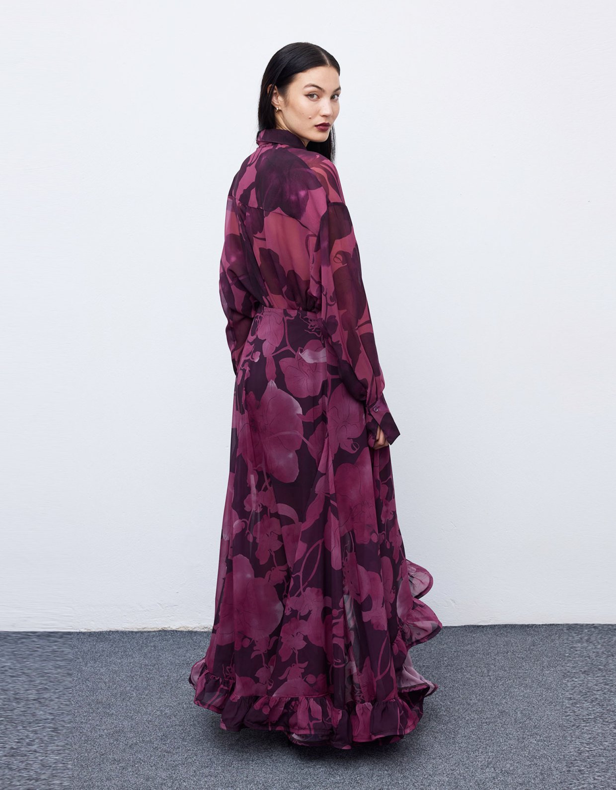 Ciel Concept Ophelia maxi ruffle skirt