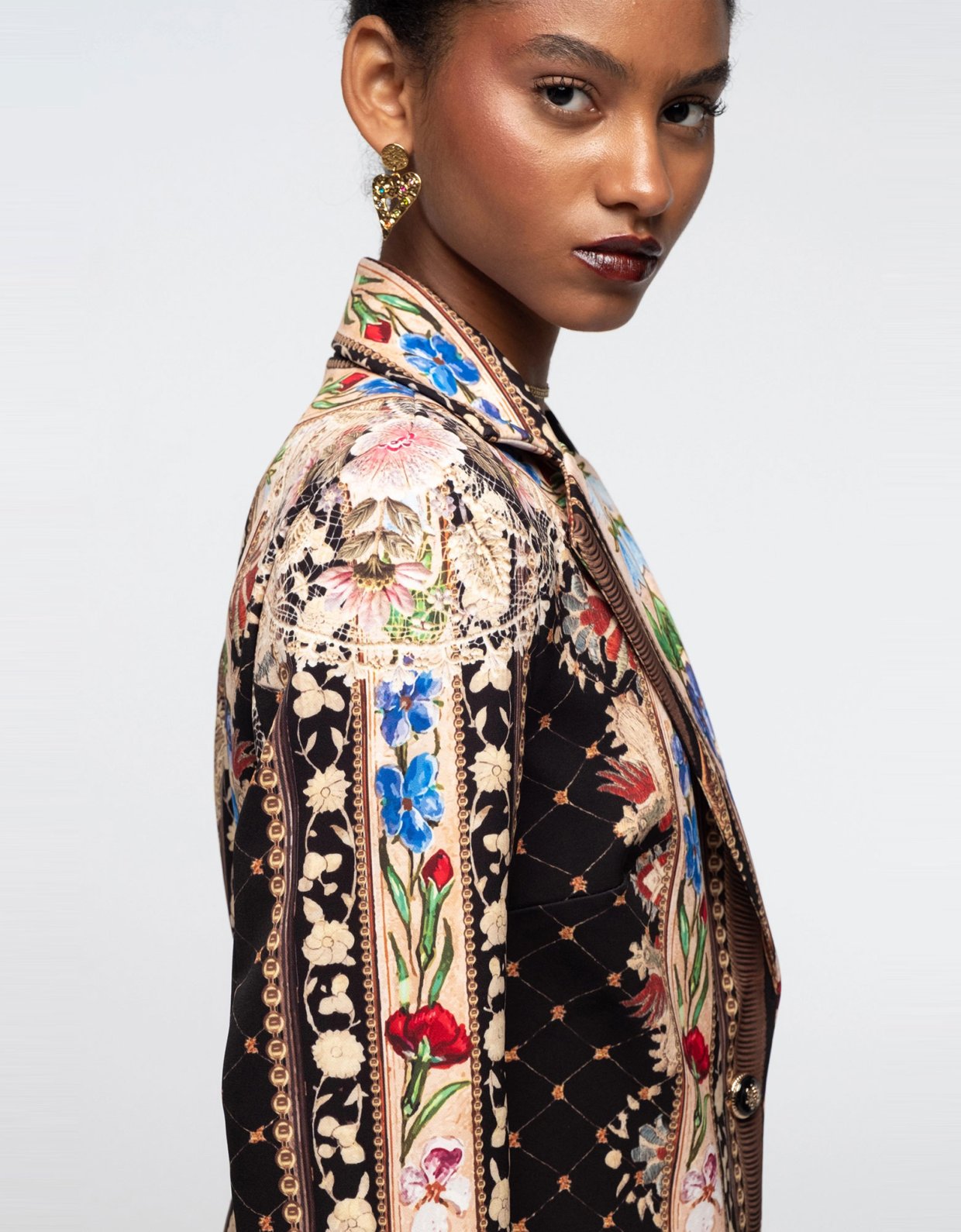 Peace and Chaos Opulence blazer