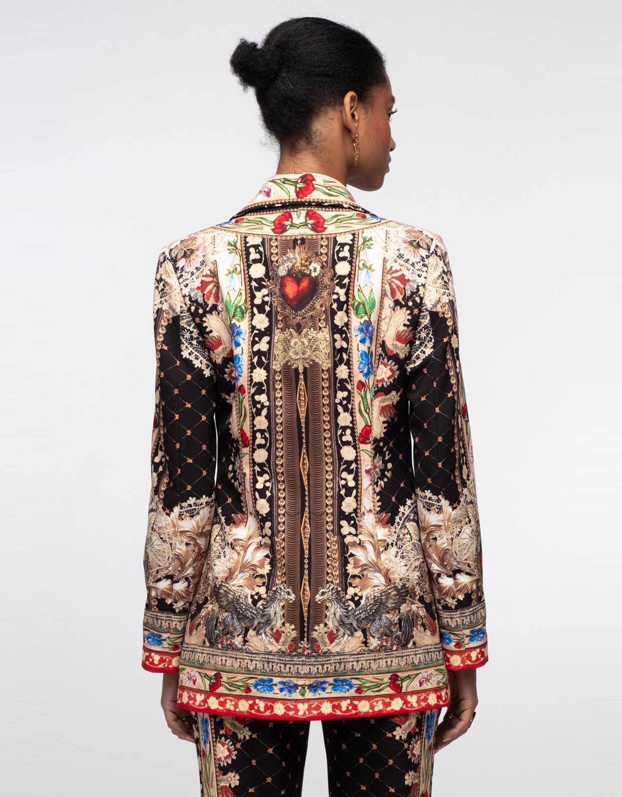 Peace and Chaos Opulence blazer