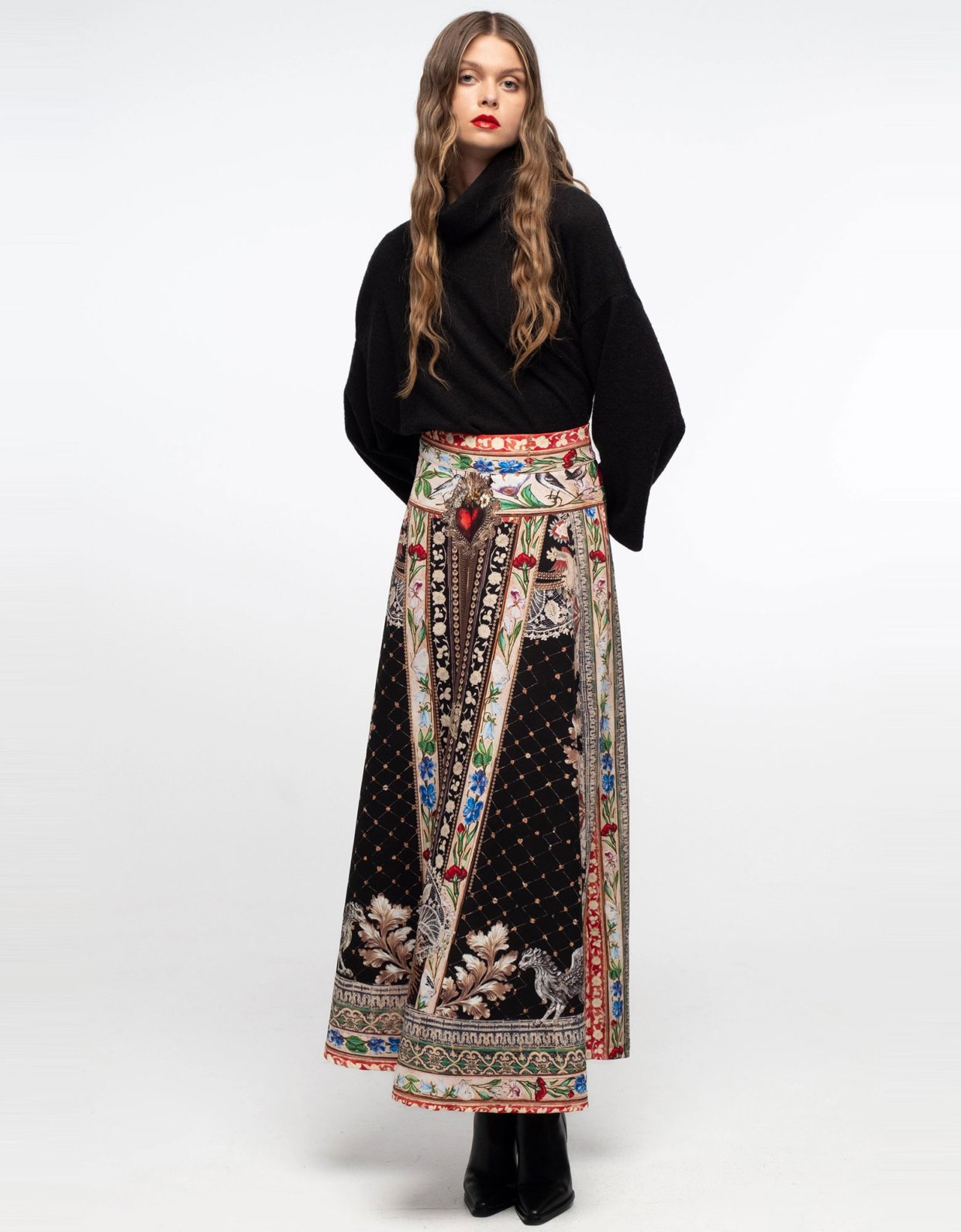 Peace and Chaos Opulence long skirt