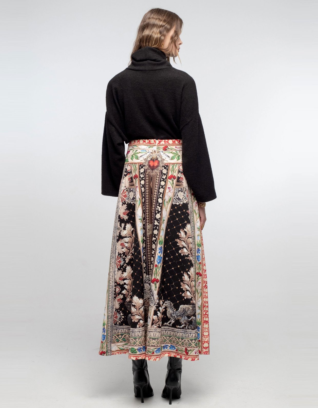 Peace and Chaos Opulence long skirt