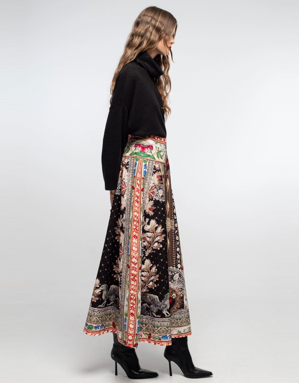 Peace and Chaos Opulence long skirt