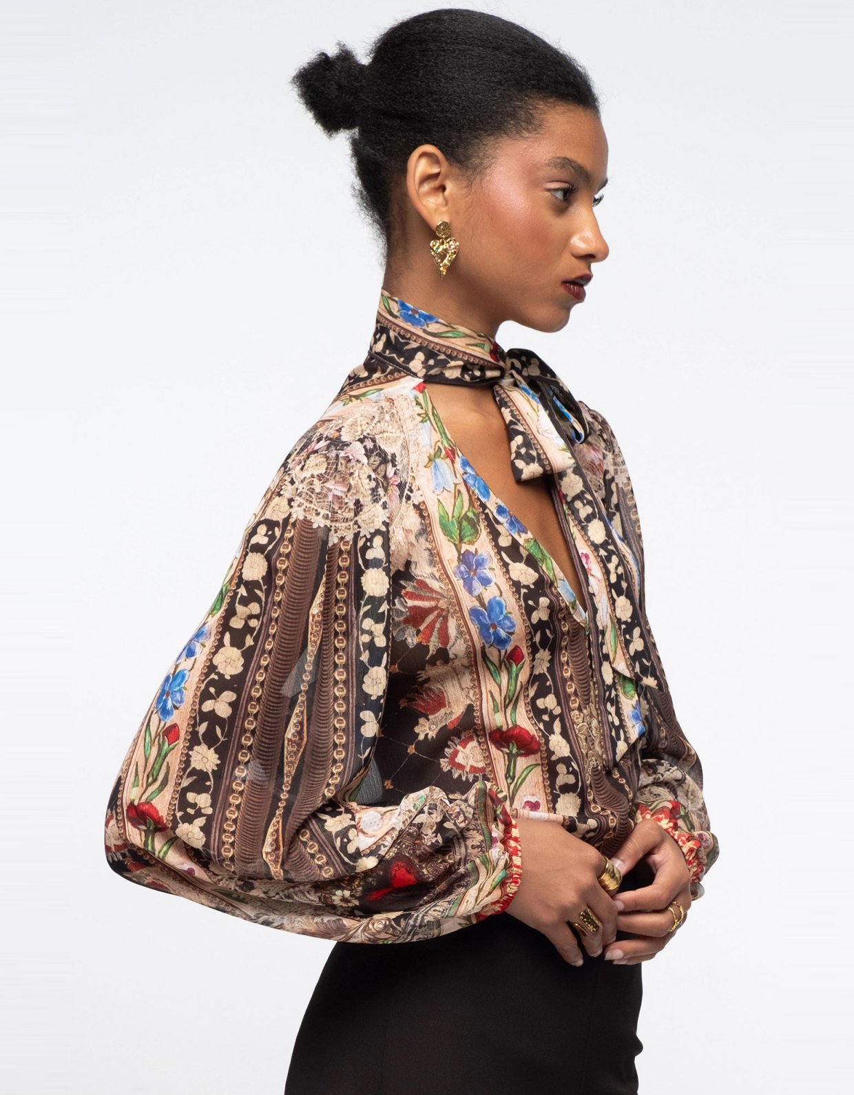 Peace and Chaos Opulence top