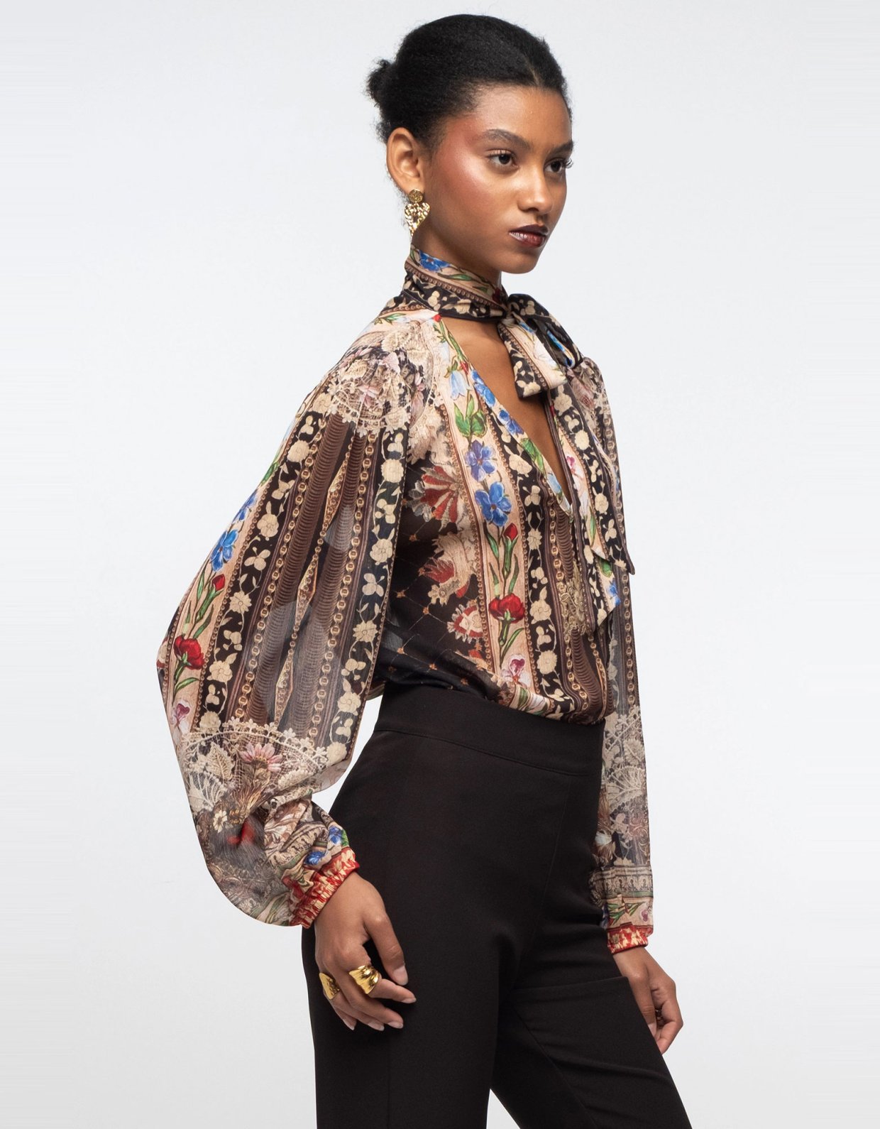 Peace and Chaos Opulence top