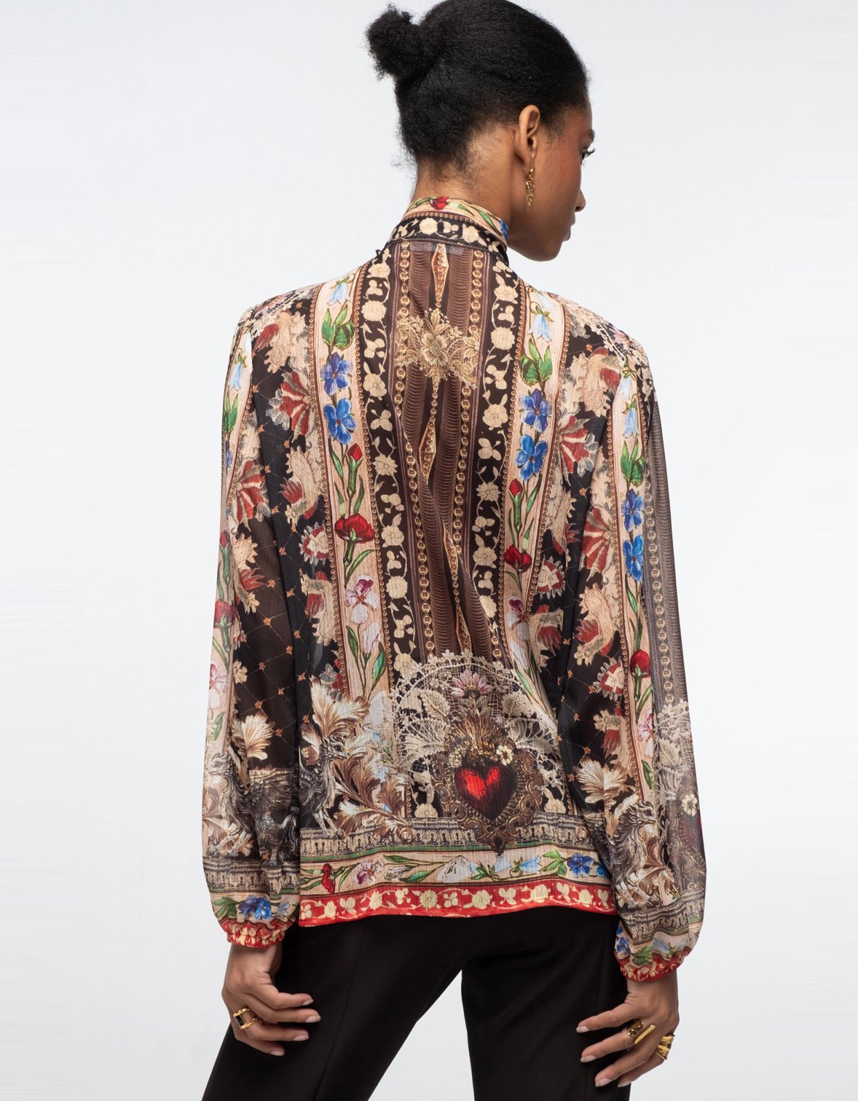 Peace and Chaos Opulence top