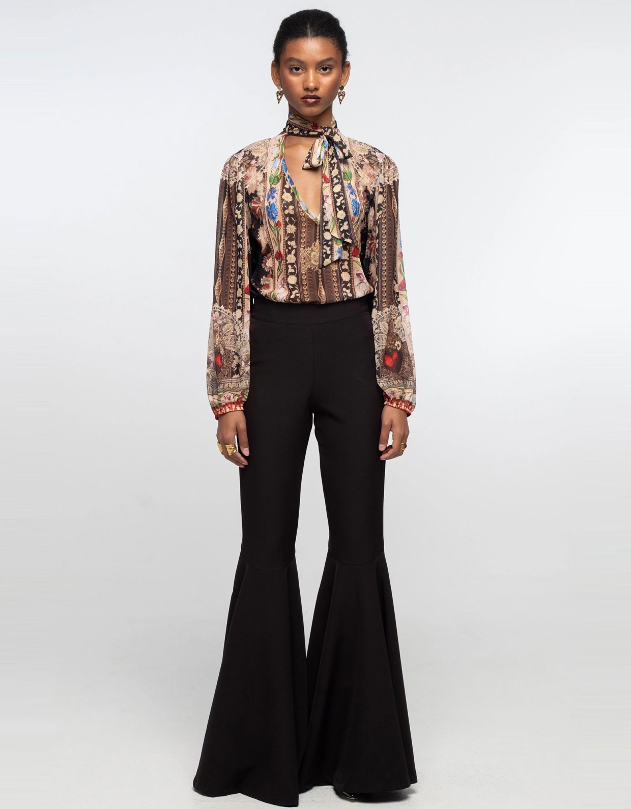 Peace and Chaos Opulence top