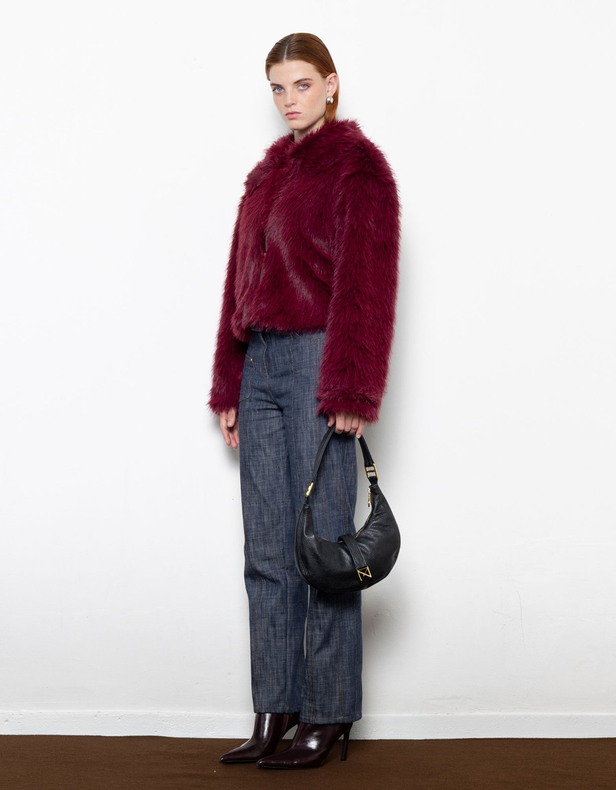 Mallory the label Orellia faux fur burgundy