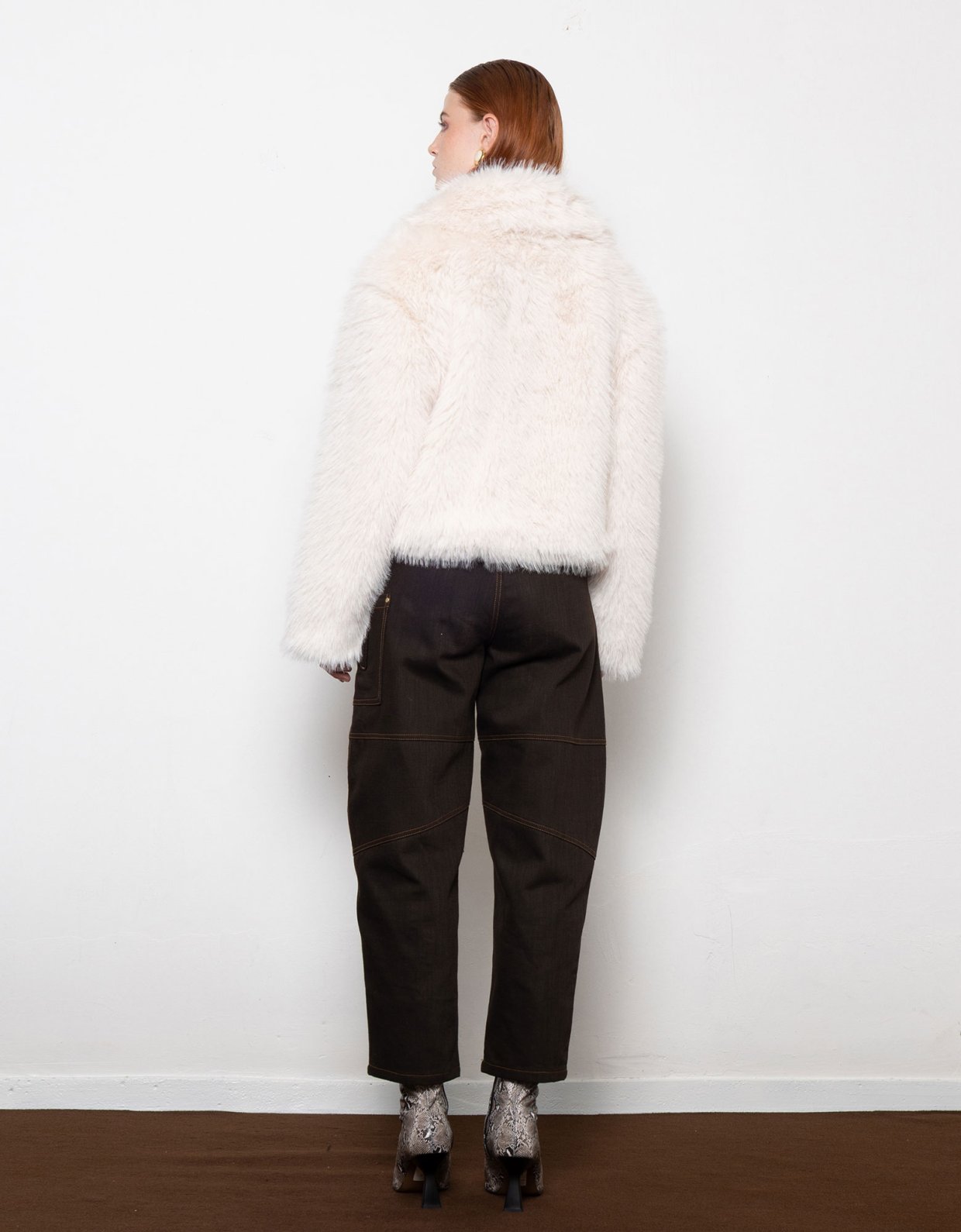 Mallory the label Orellia faux fur off white