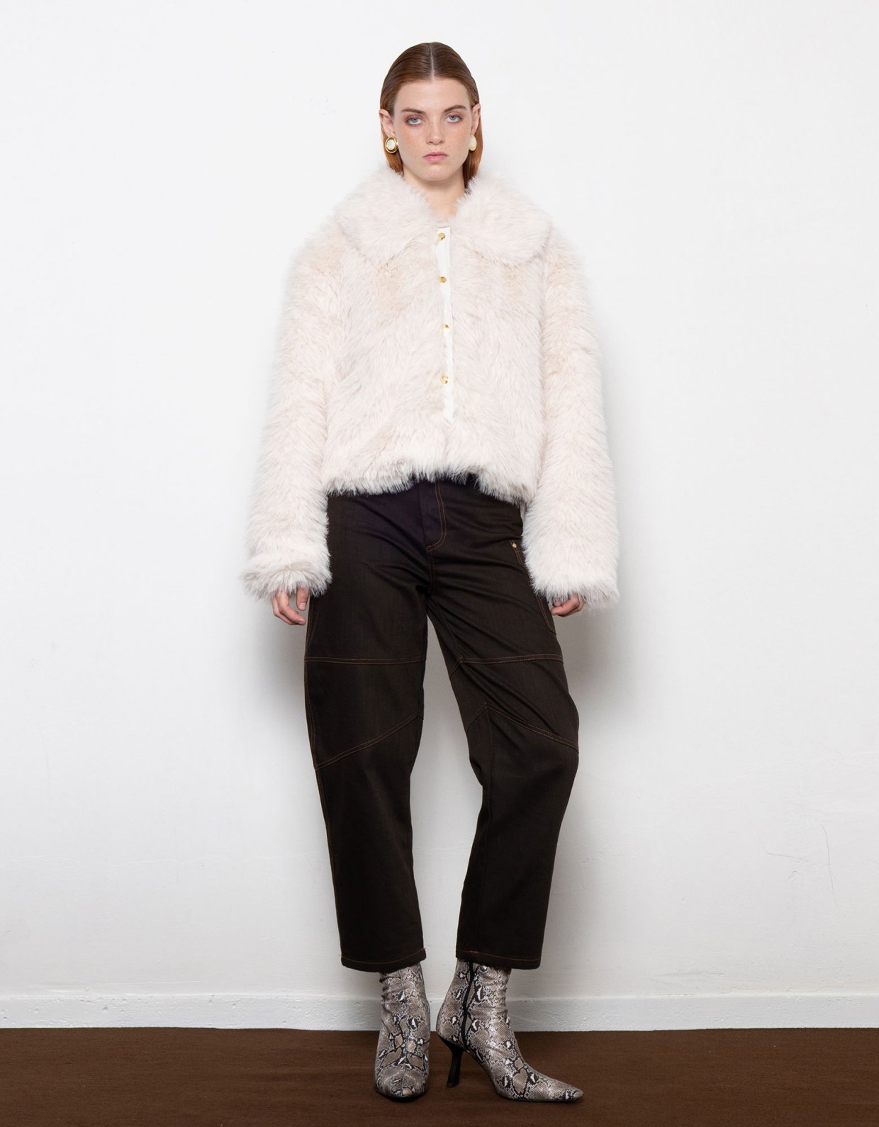 Mallory the label Orellia faux fur off white