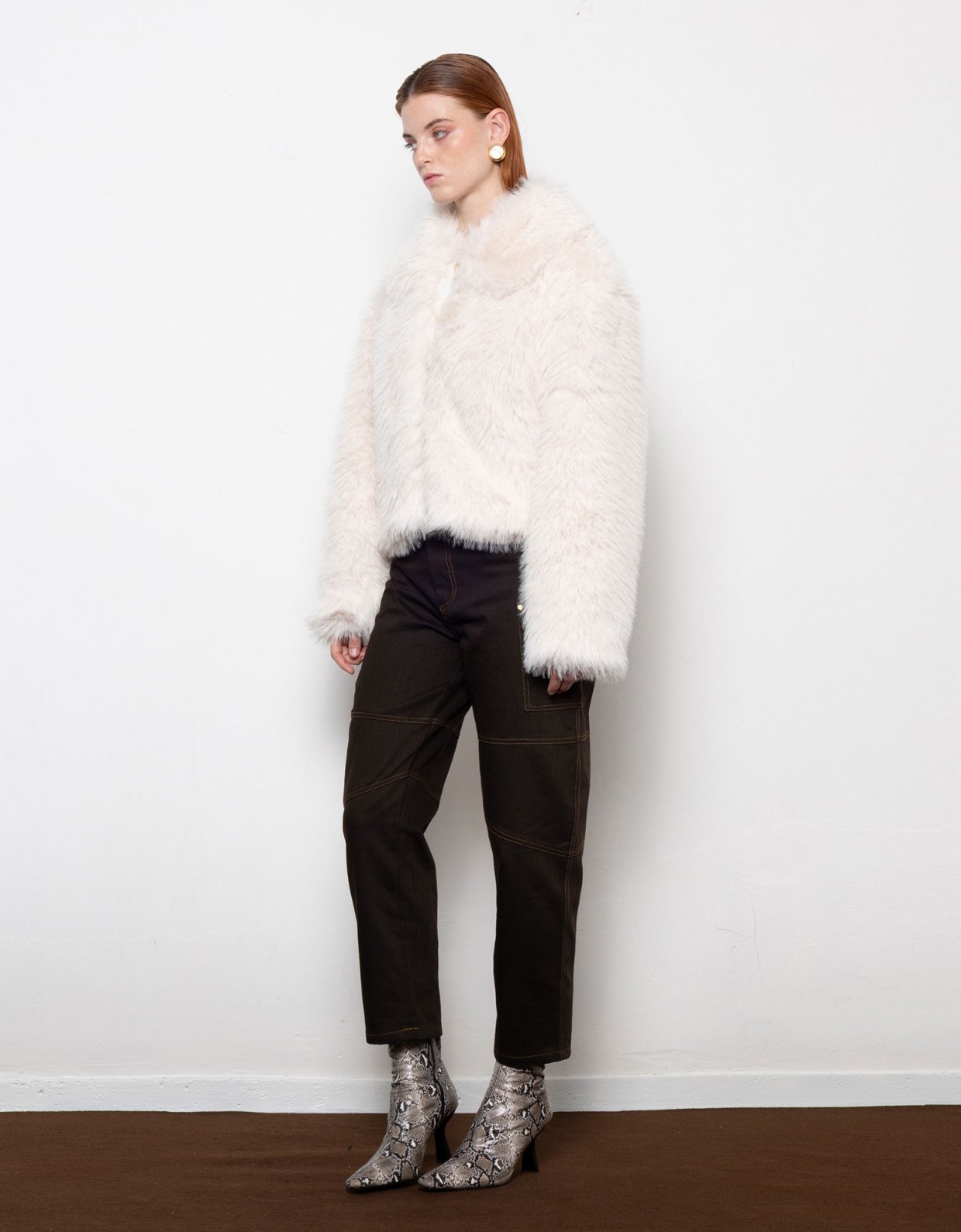 Mallory the label Orellia faux fur off white