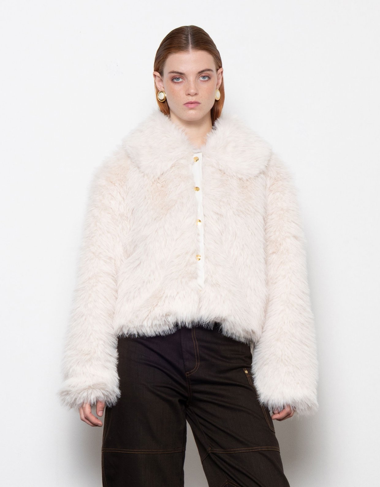 Mallory the label Orellia faux fur off white