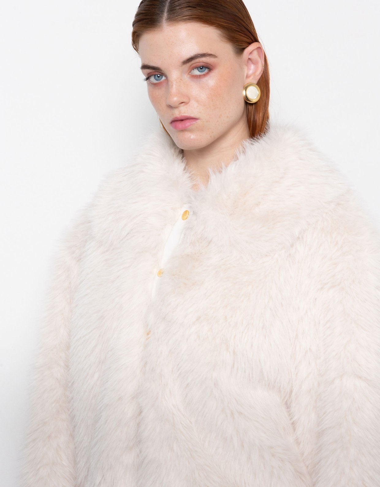Mallory the label Orellia faux fur off white