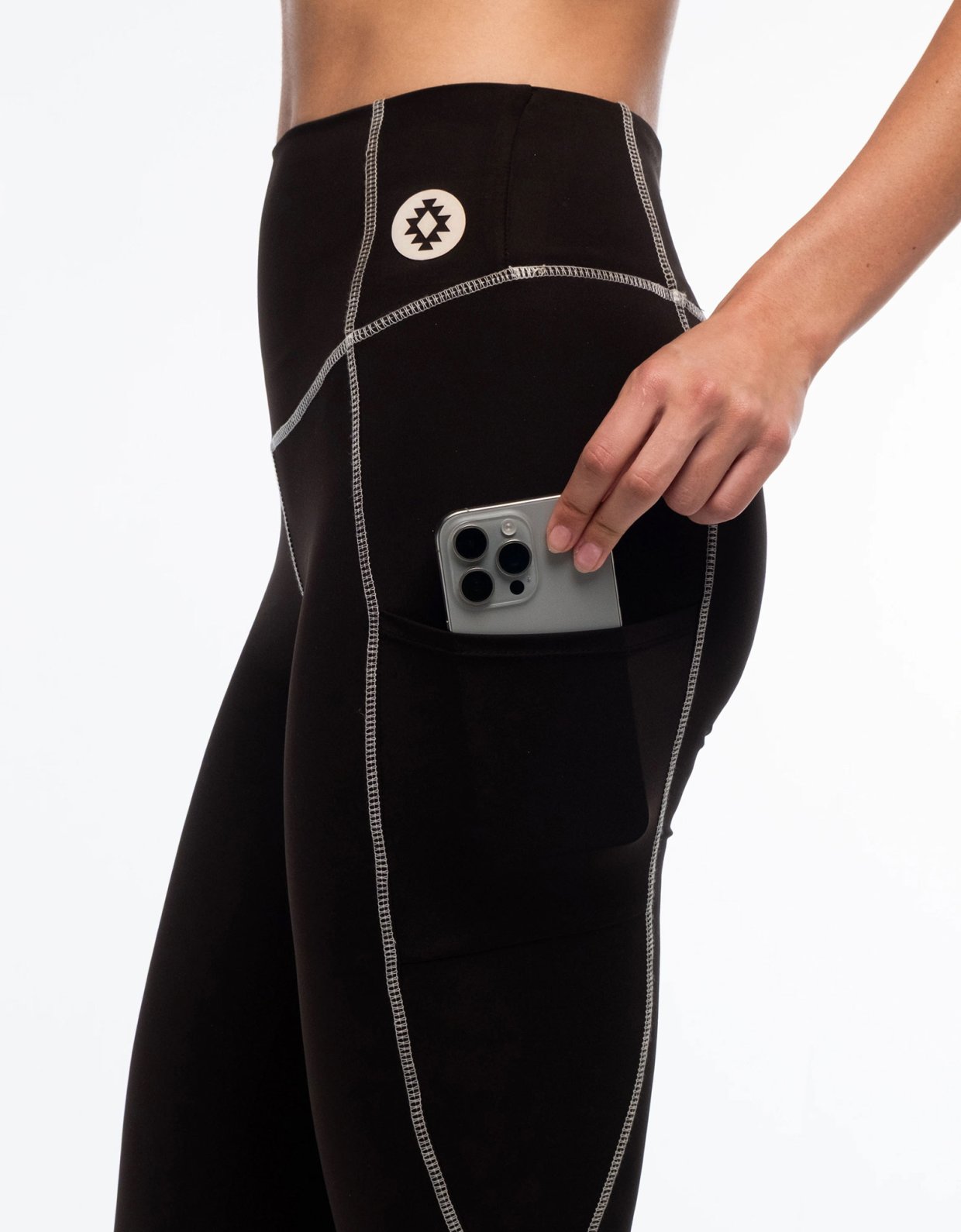 Peace and Chaos Panther sports leggings