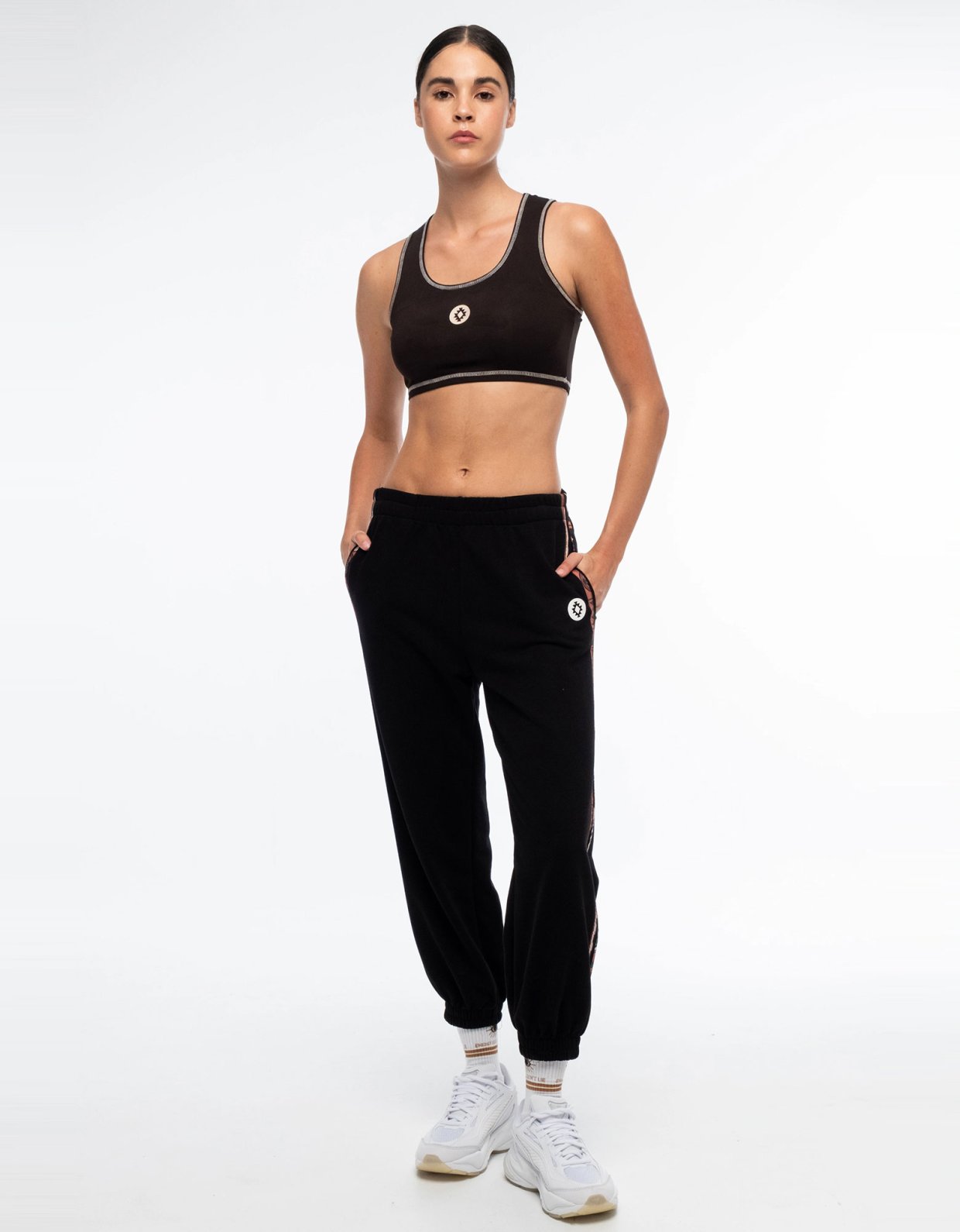 Peace and Chaos Panther sports leggings