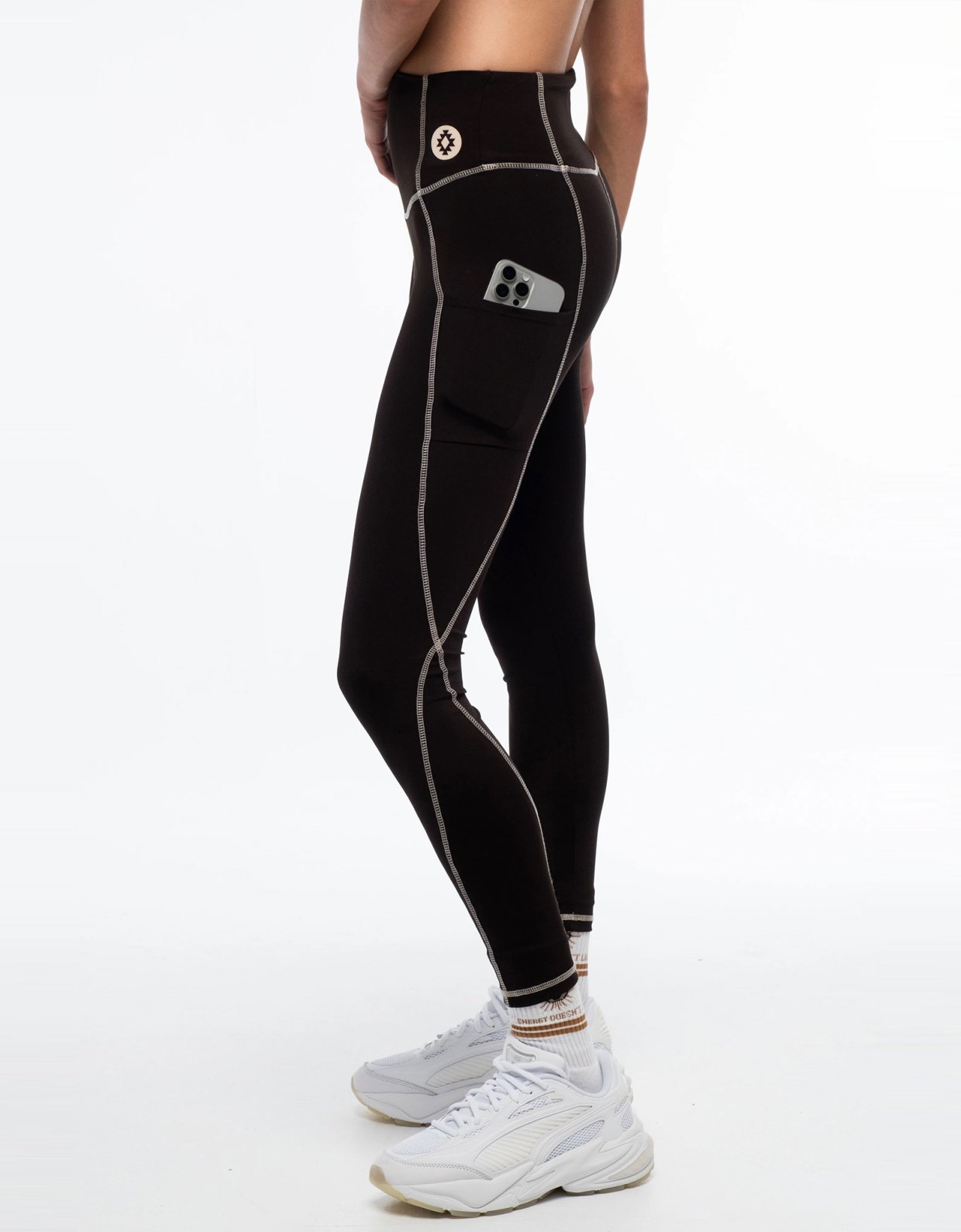 Peace and Chaos Panther sports leggings