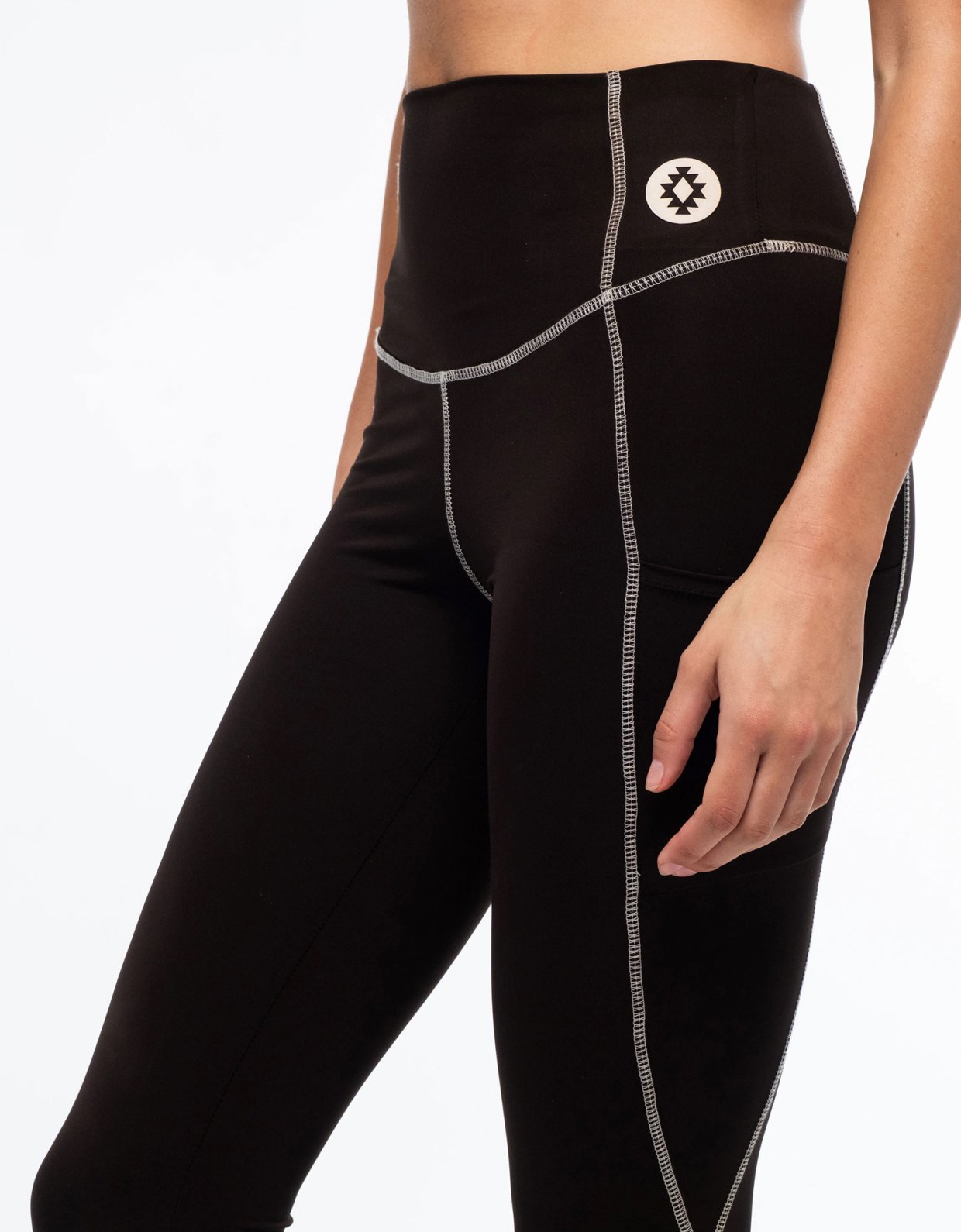 Peace and Chaos Panther sports leggings