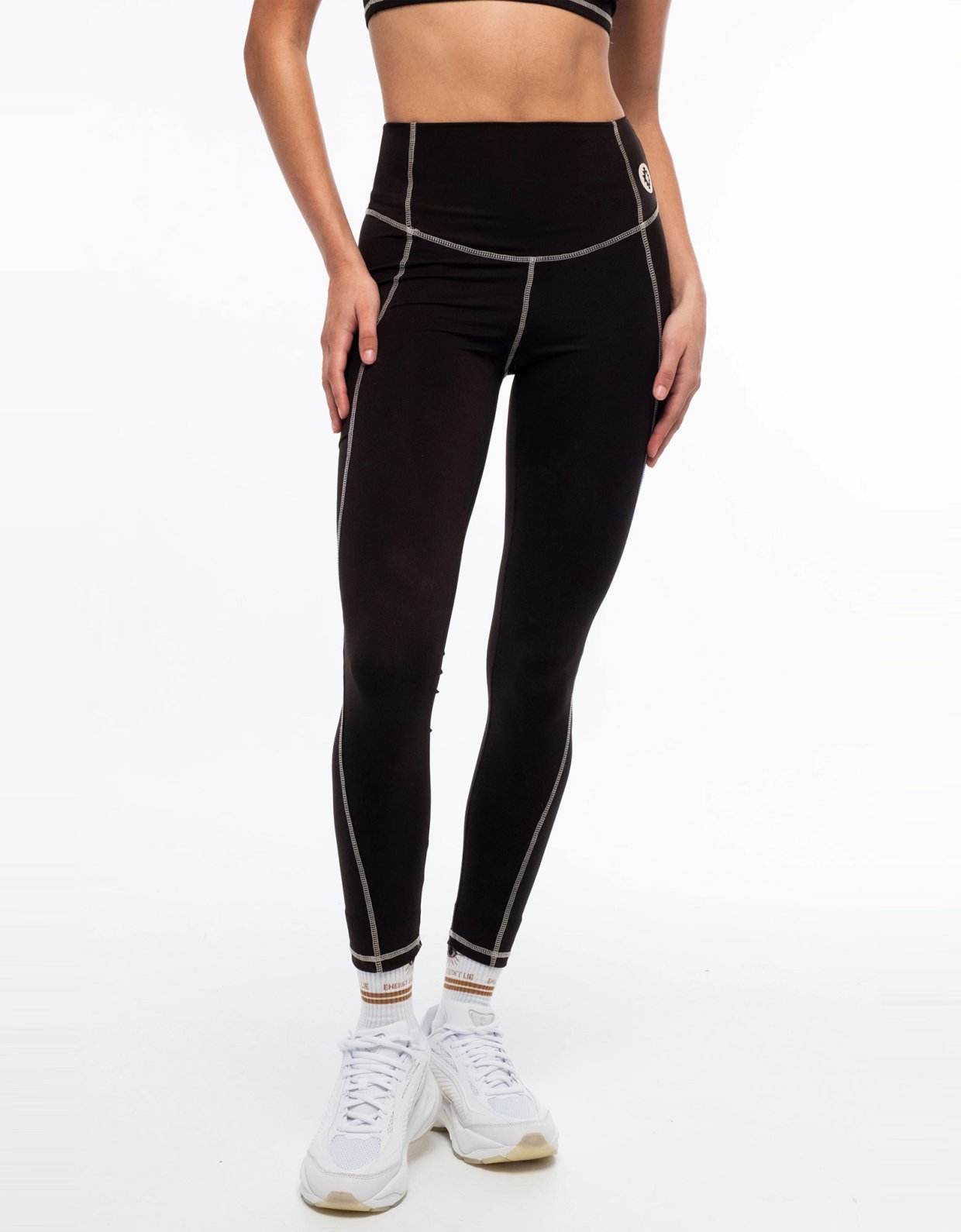 Peace and Chaos Panther sports leggings