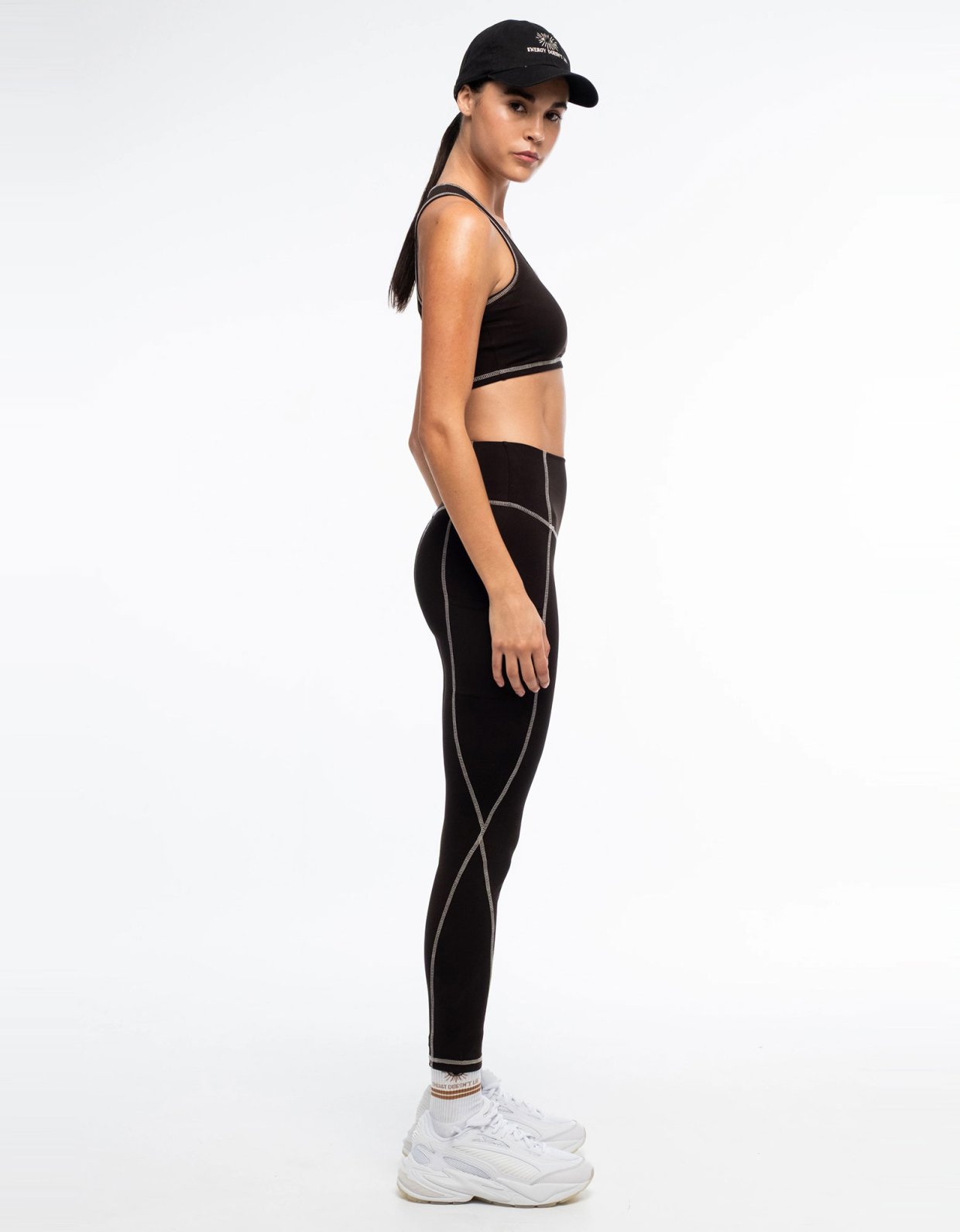 Peace and Chaos Panther sports leggings