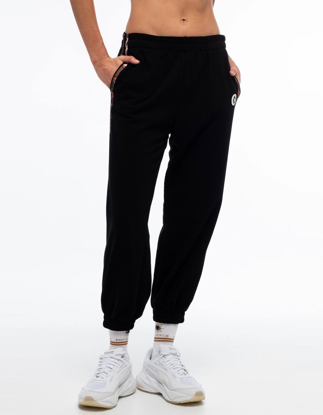 Peace and Chaos Panther sweatpants