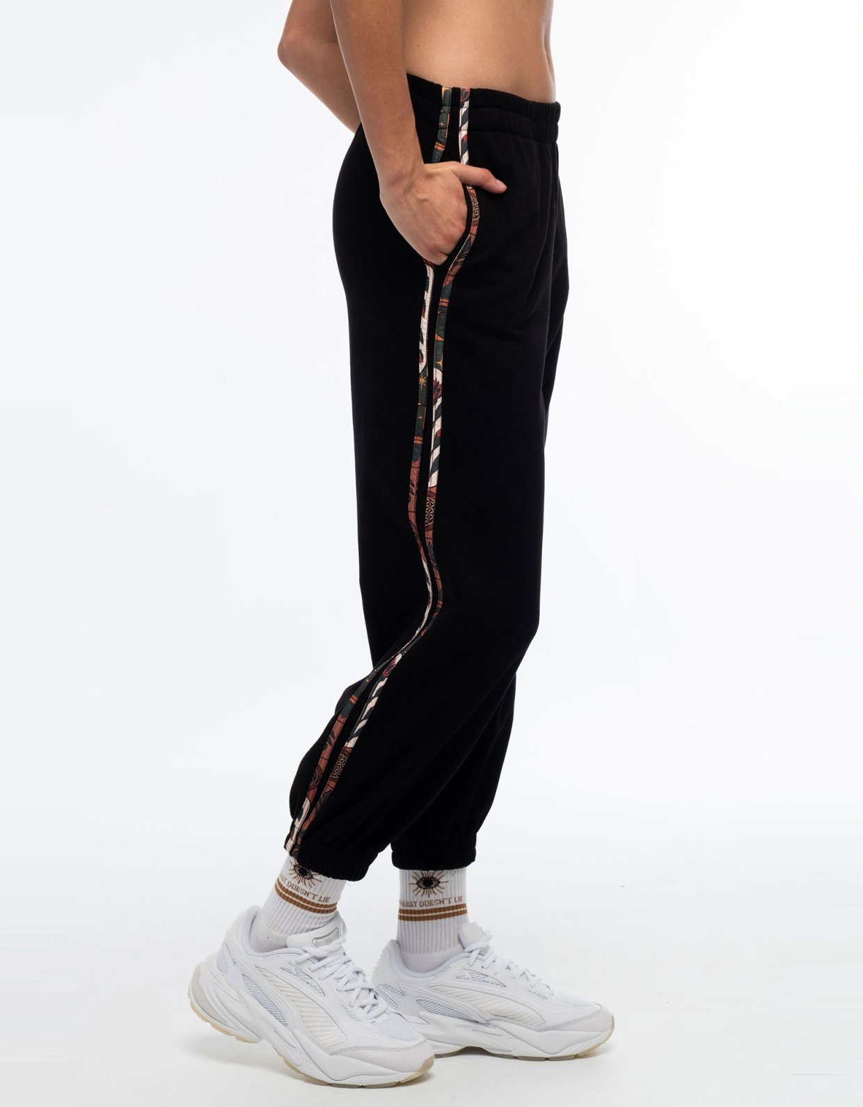 Peace and Chaos Panther sweatpants
