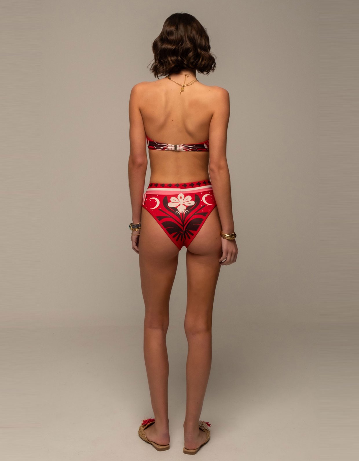 Peace and Chaos Passion flower bikini