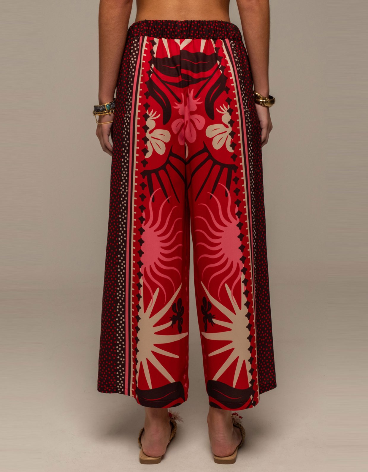 Peace and Chaos Passion flower pants