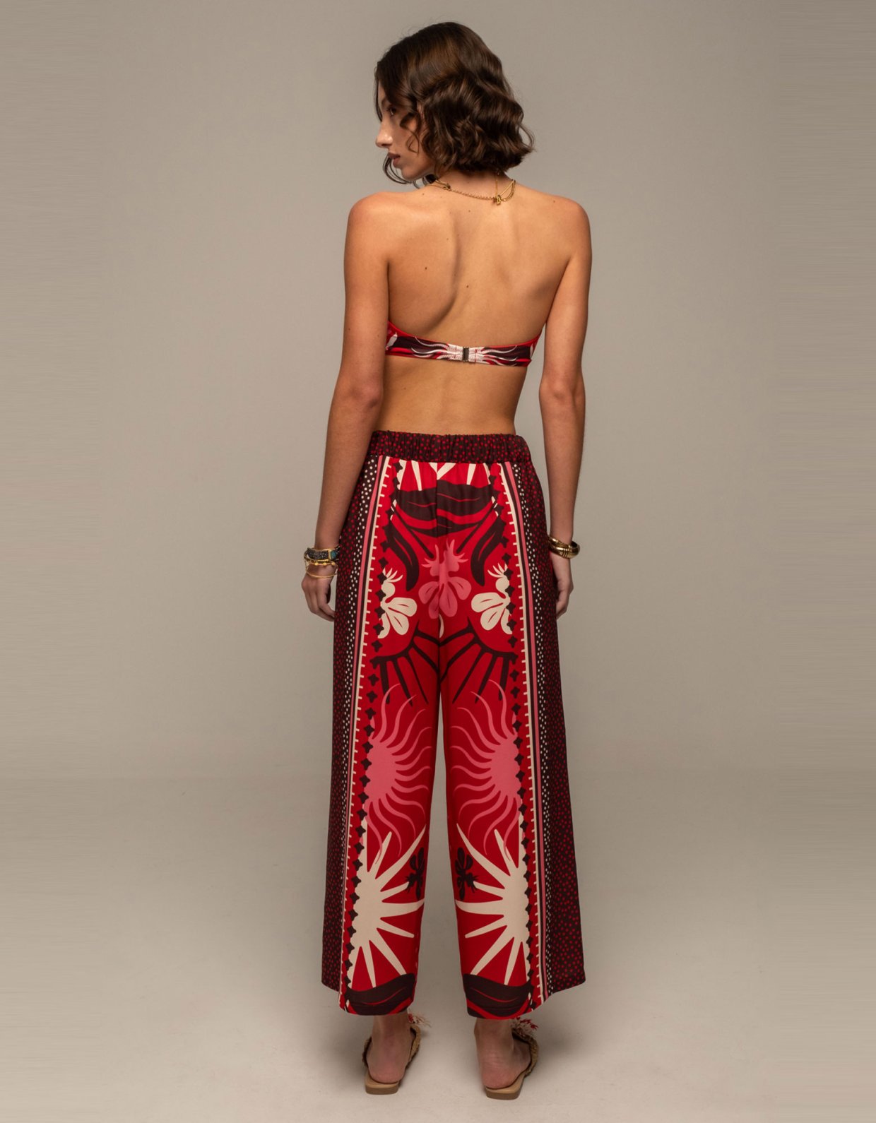 Peace and Chaos Passion flower pants