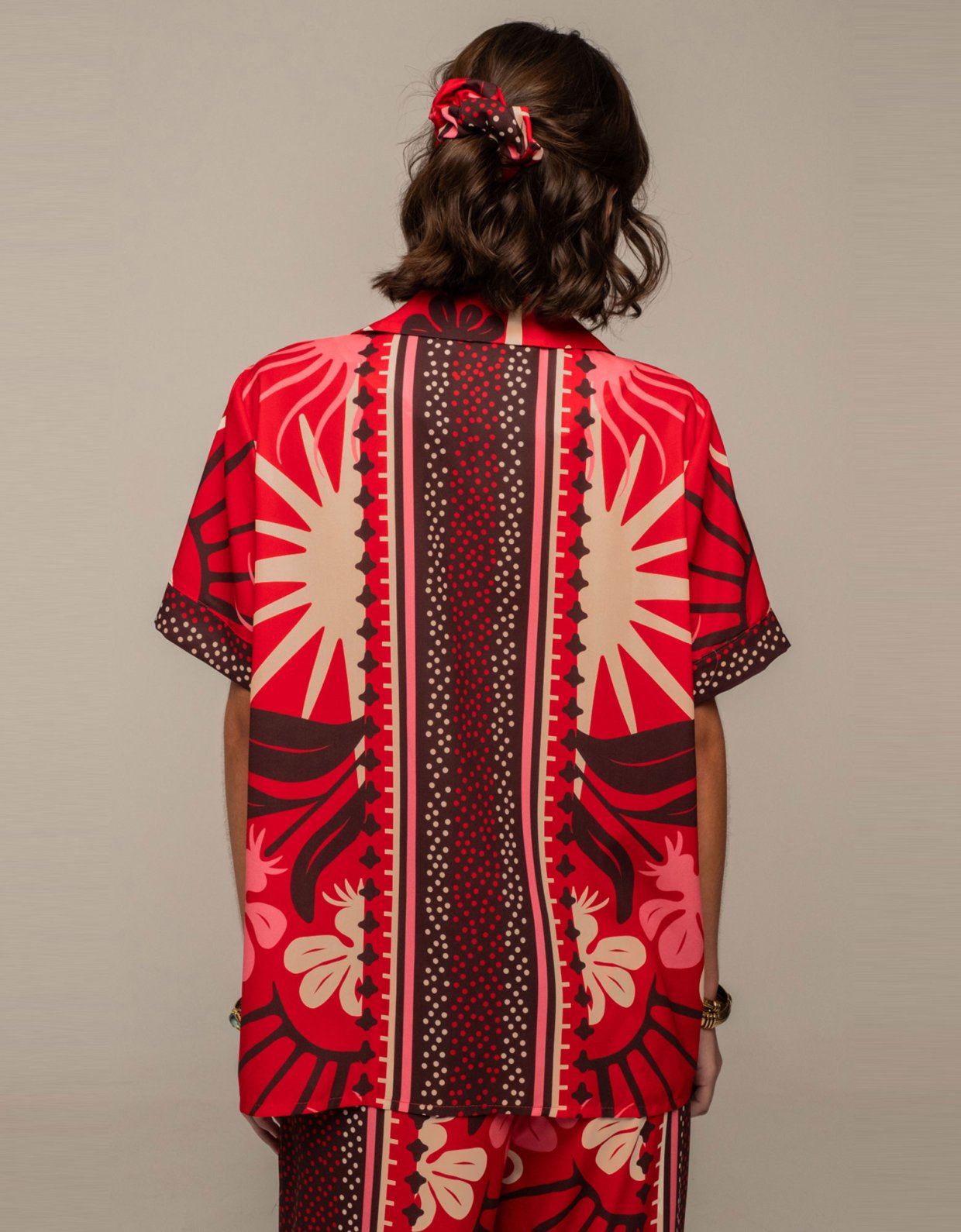 Peace and Chaos Passion flower shirt
