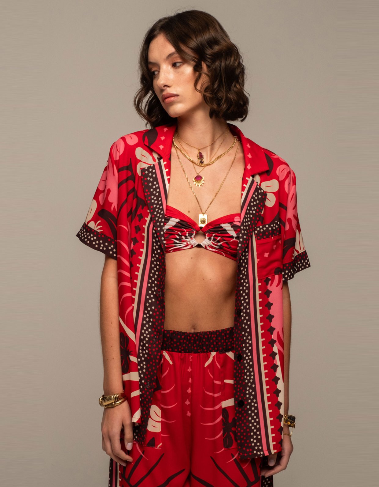 Peace and Chaos Passion flower shirt