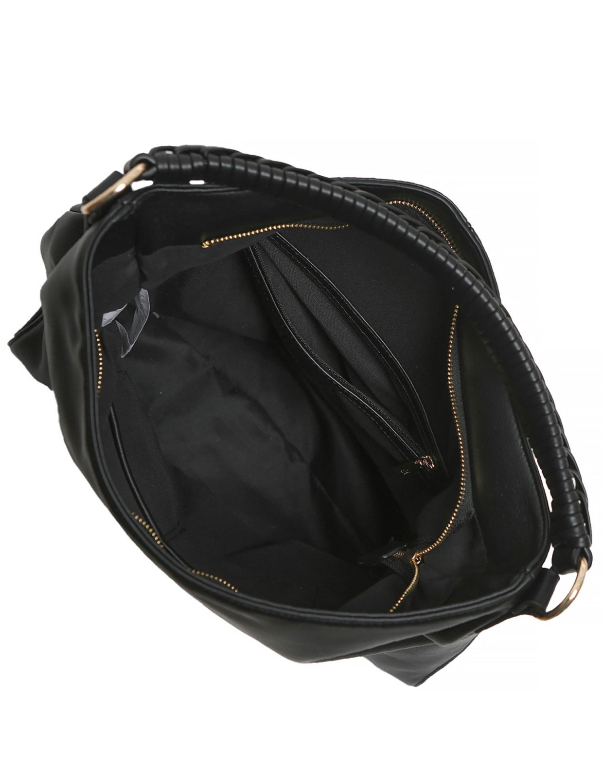 By Byblos Pavo hobo bag black