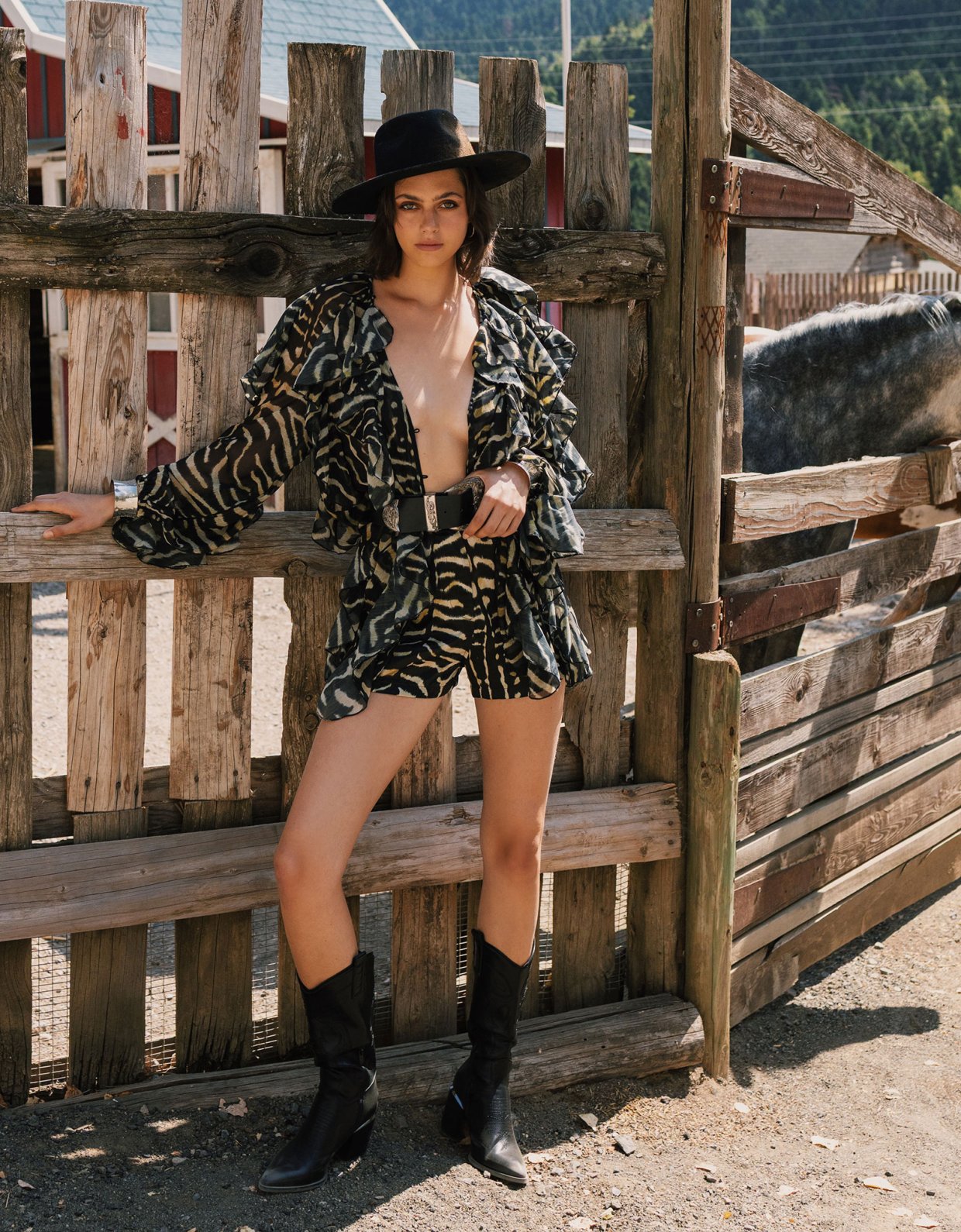 Abstracto Pearl shirt dress