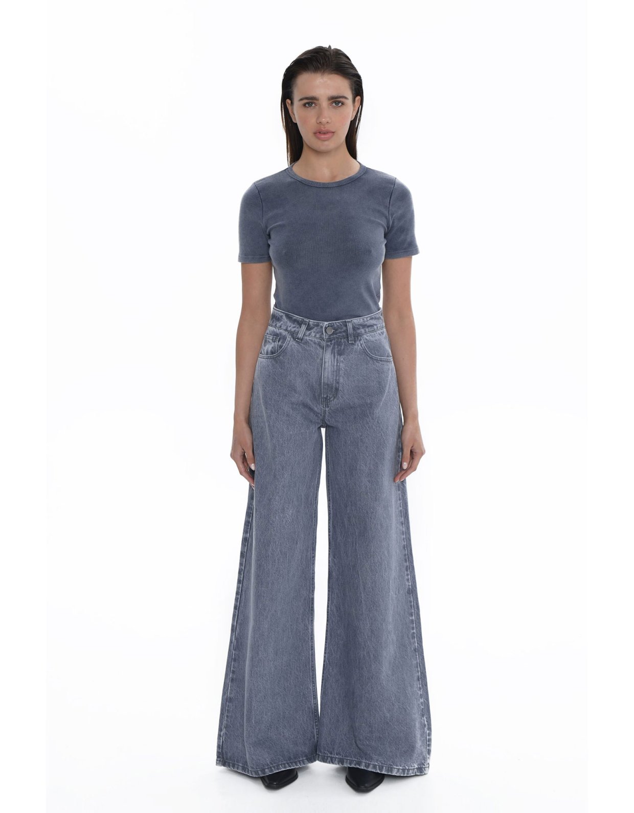 Sac Jeans Persa bamboo top grey