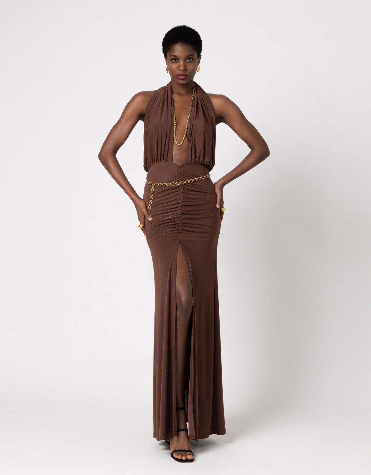 Foreveryoung Persephone dress brown