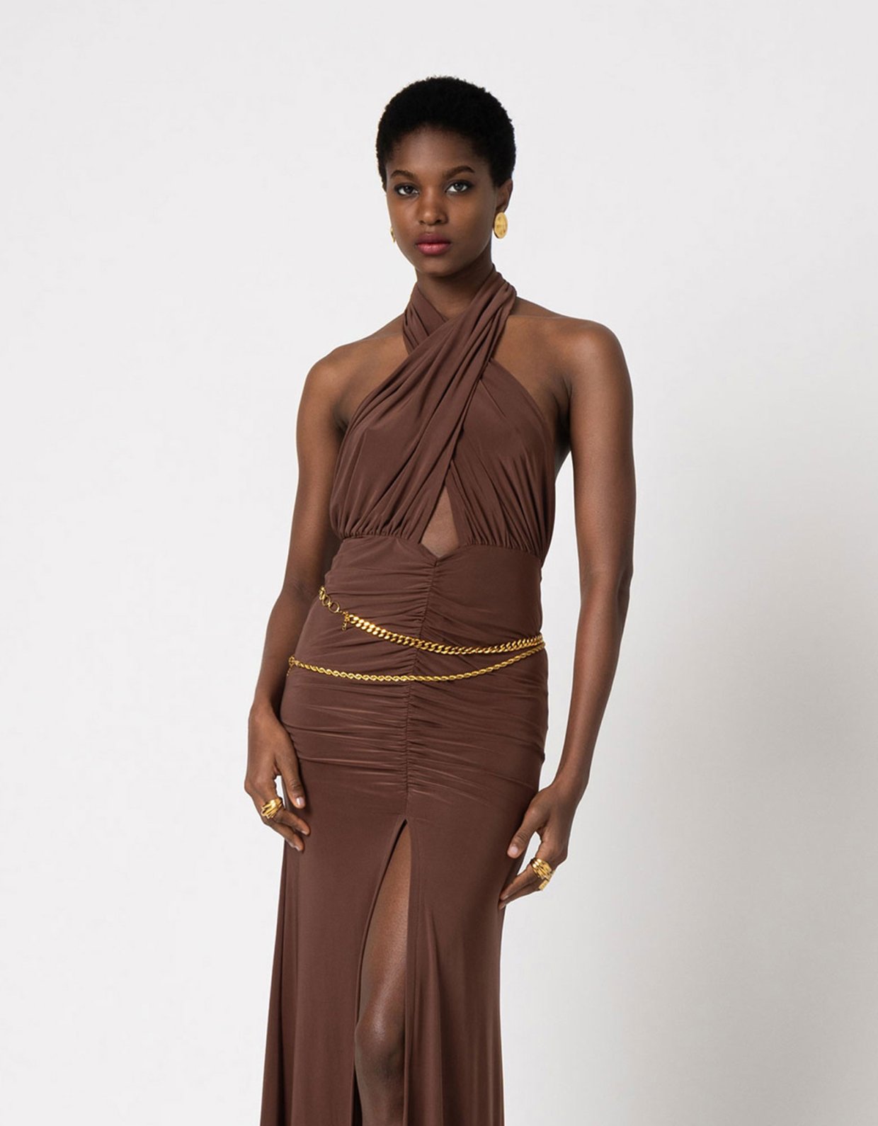 Foreveryoung Persephone dress brown