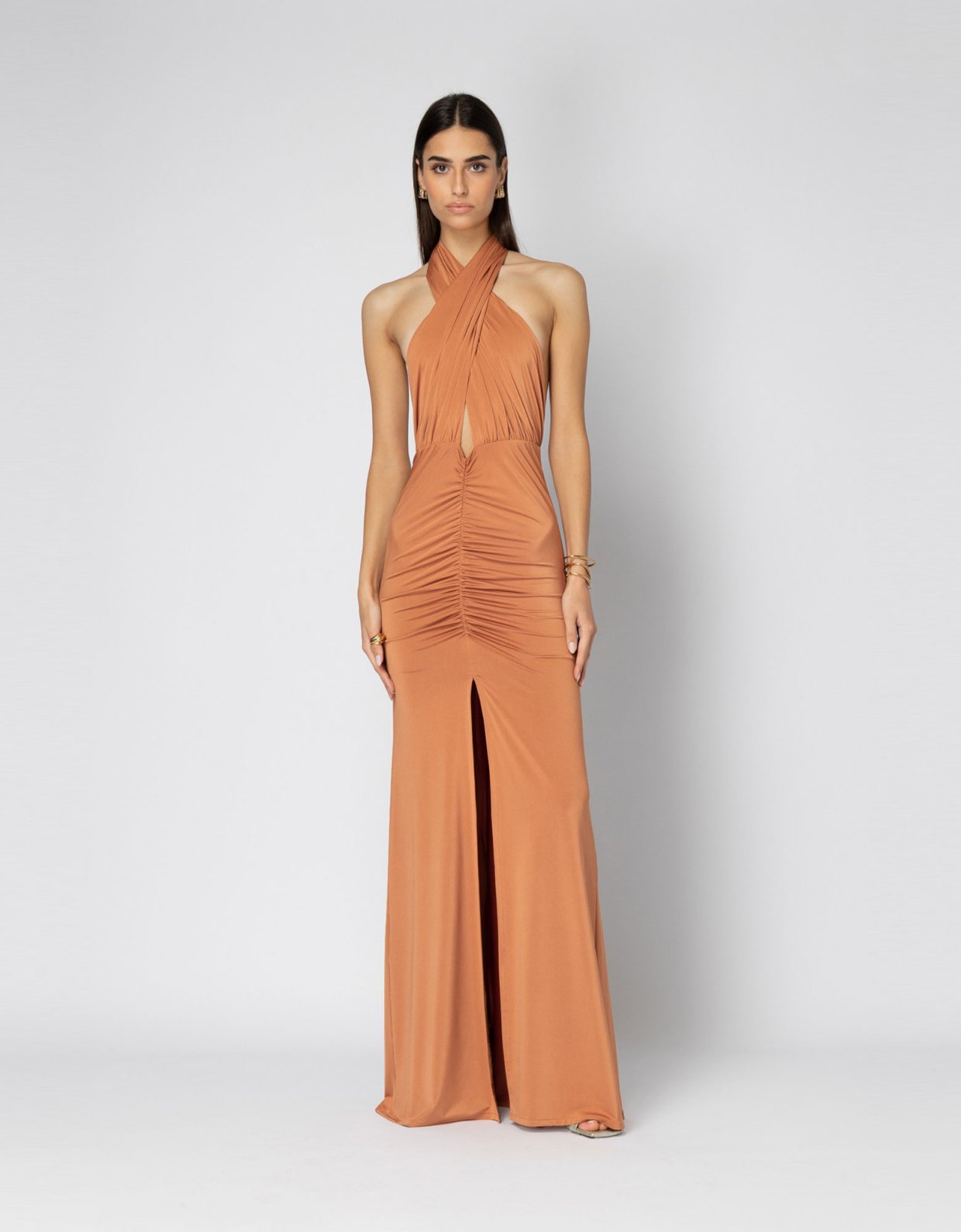 Foreveryoung Persephone dress terracotta