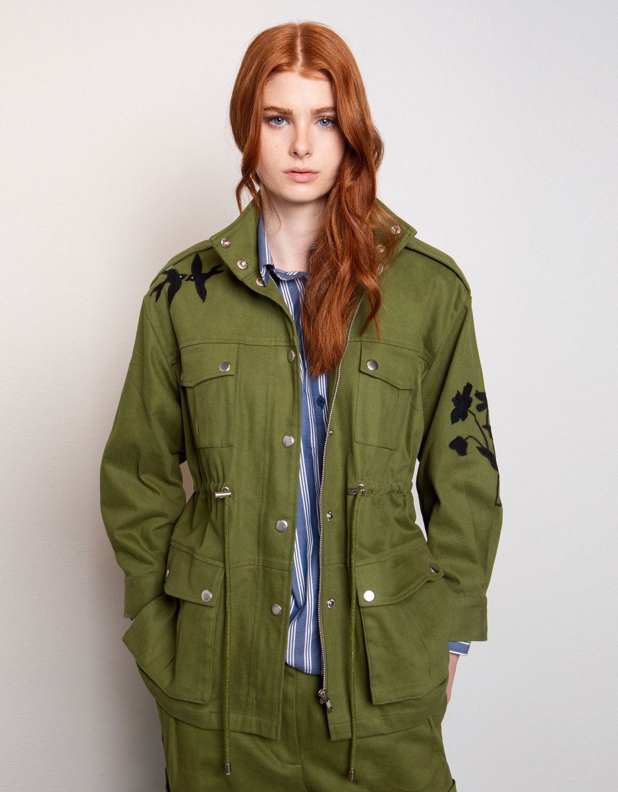 Nisώ Pesto jacket military green