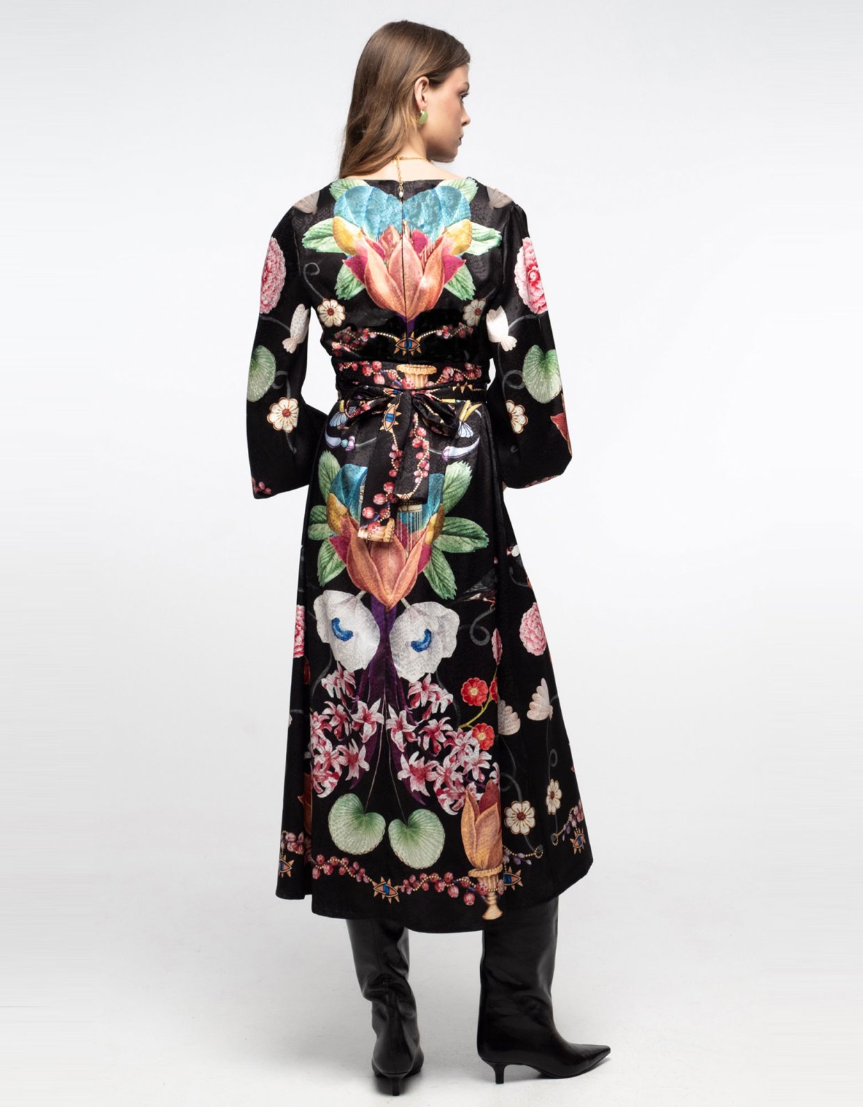 Peace and Chaos Primrose long dress jacquard