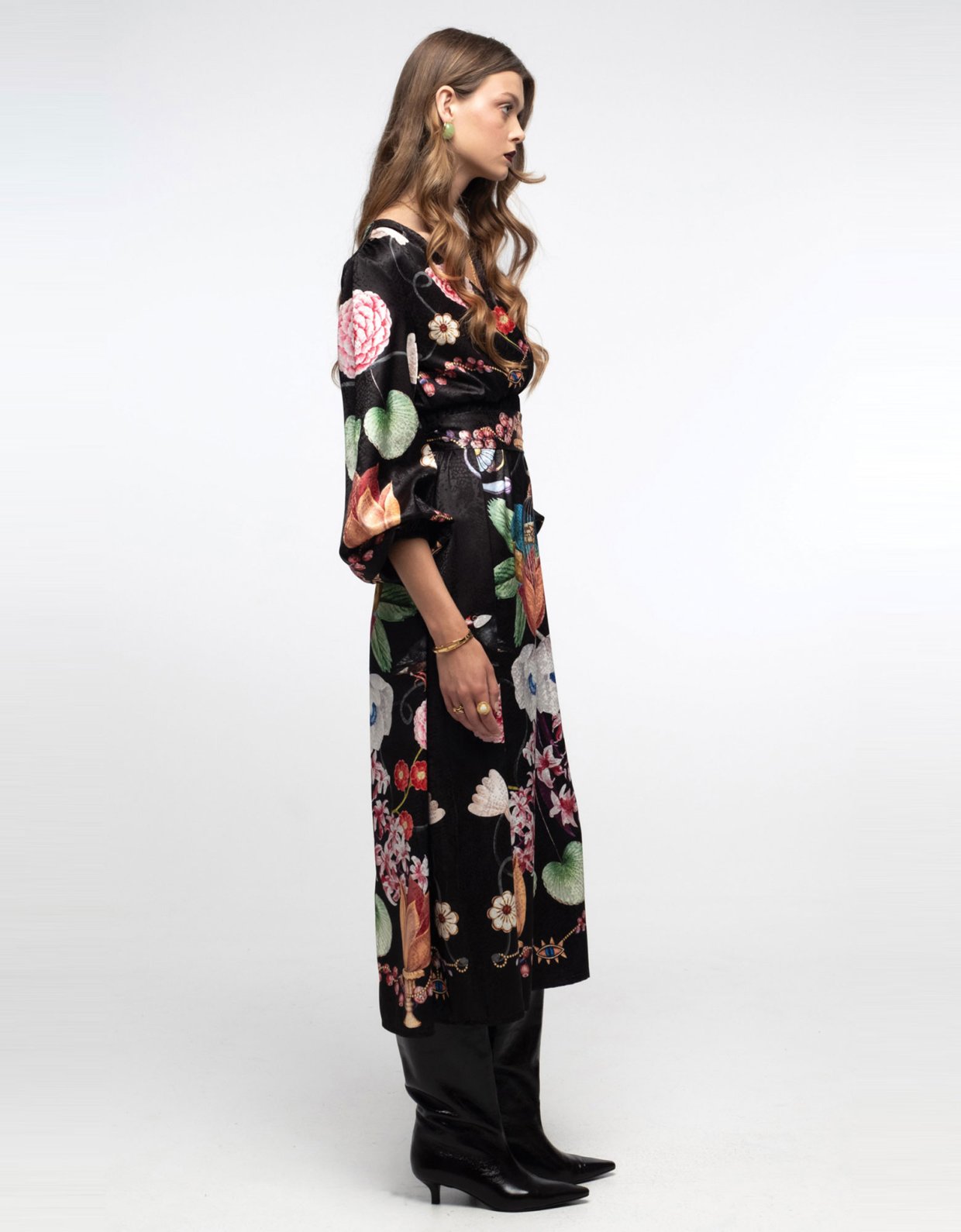 Peace and Chaos Primrose long dress jacquard