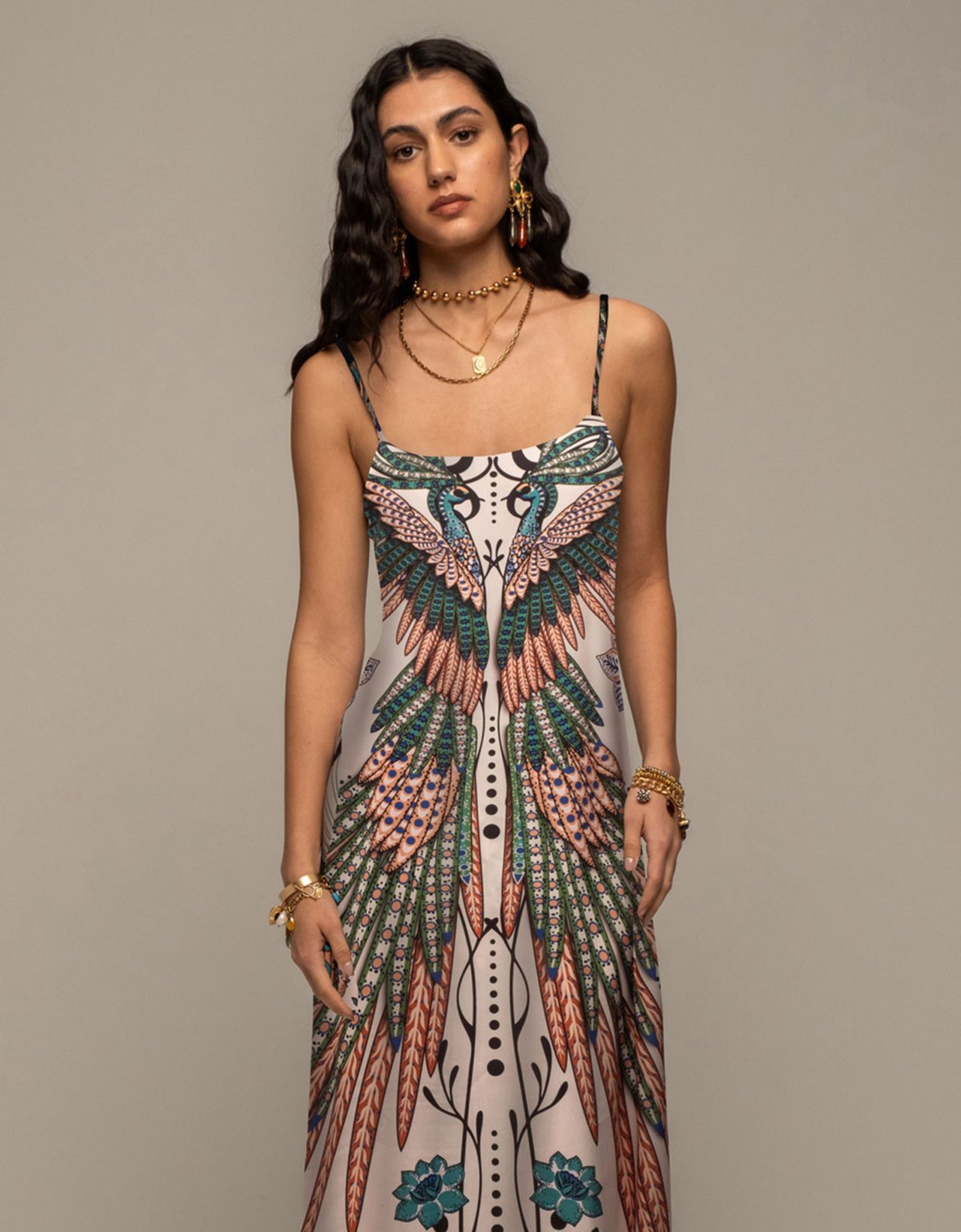 Peace and Chaos Prosperity long dress